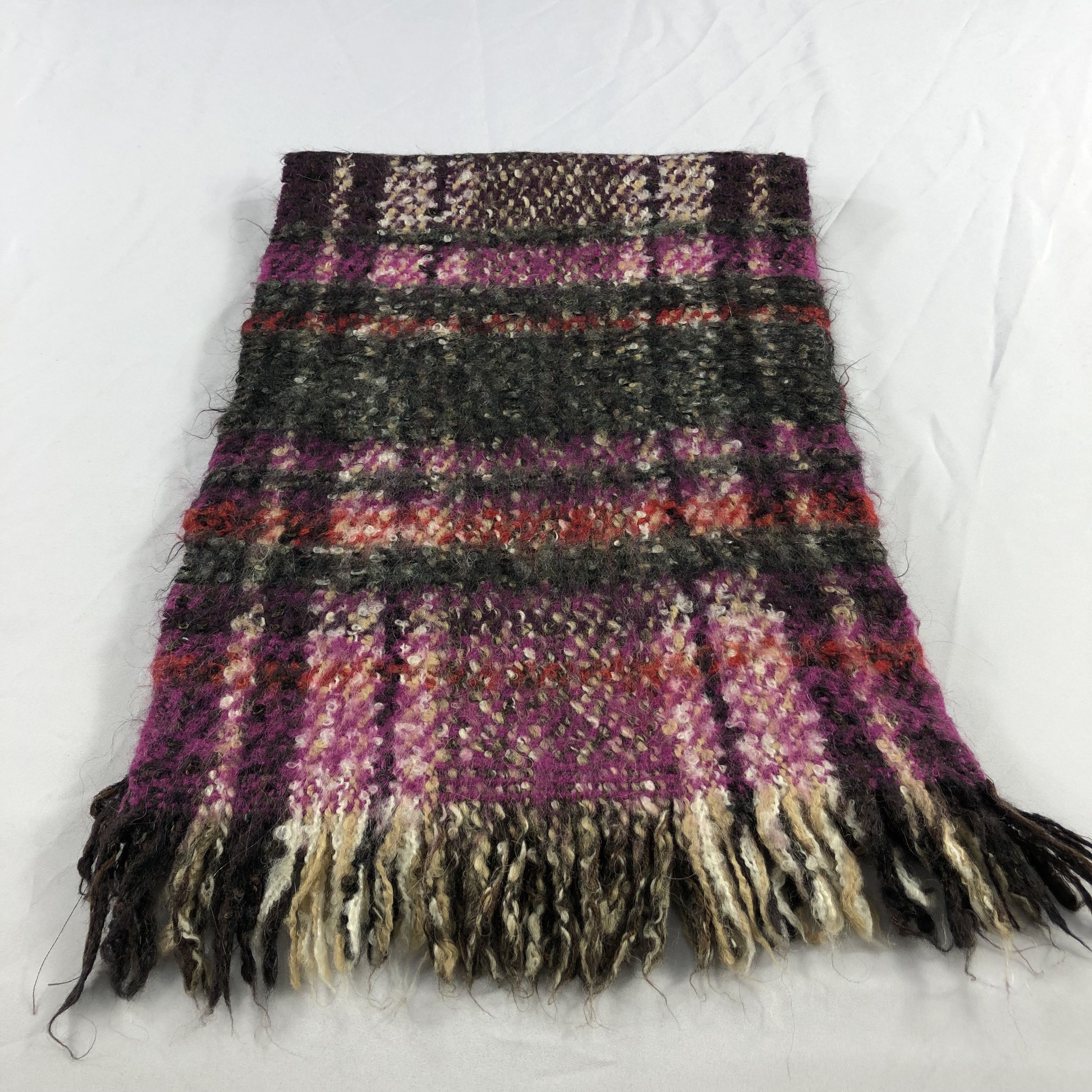 NOLLEY'S Nolley's Tartan Wool Scarf Muffler V907 Size ONE SIZE - 2 Thumbnail
