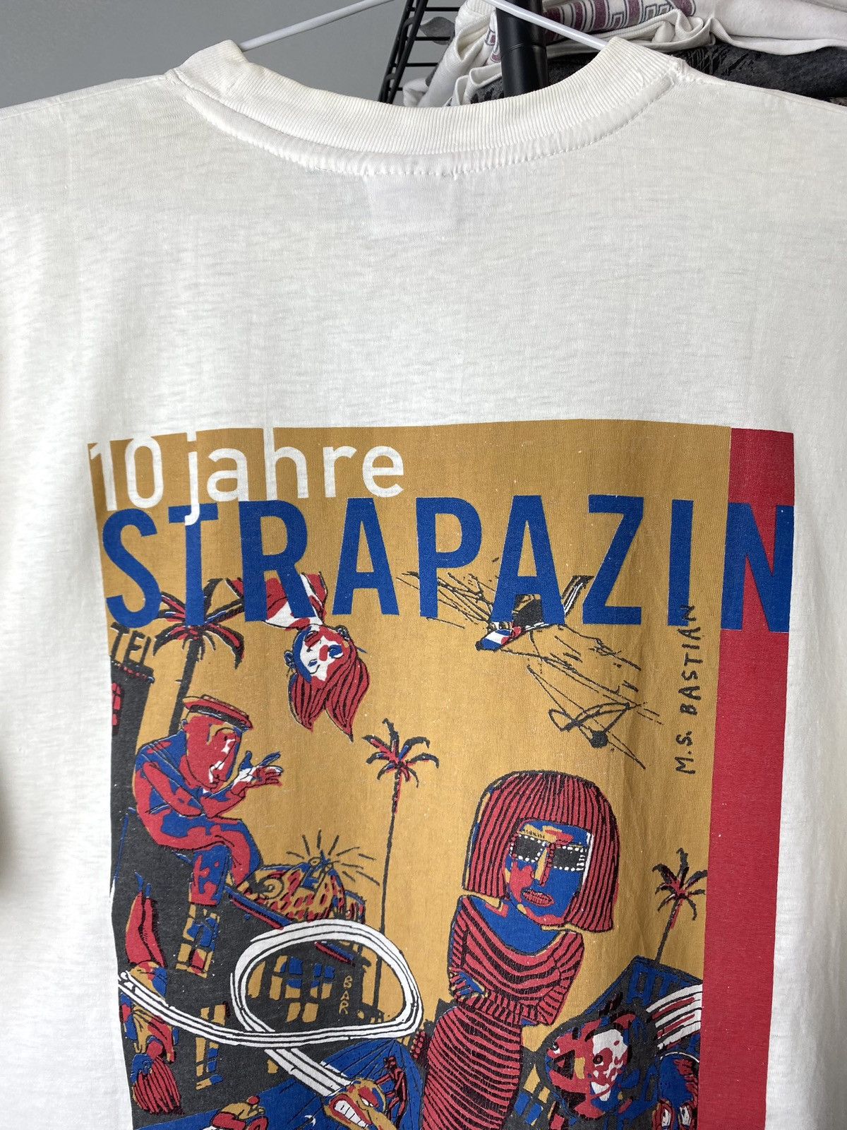 Band Tees × TALKING ABOUT THE ABSTRACTION 1990’s Vintage Strapazin Comics Art T Shirt Picasso Size US L / EU 52-54 / 3 - 7 Thumbnail