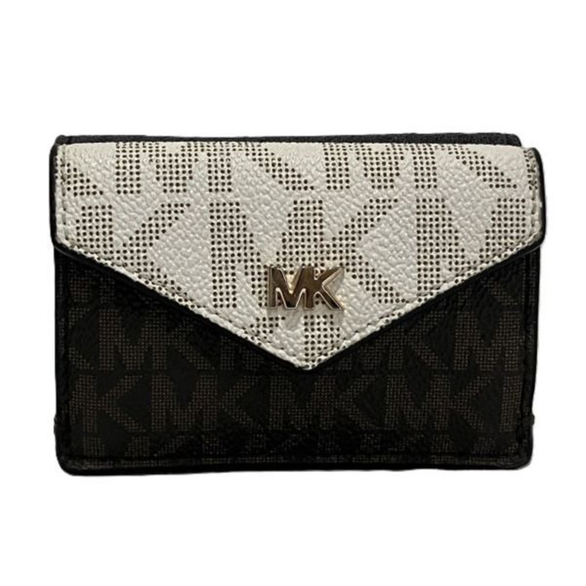 Michael Kors Michael Kors Jet Set Multicolor Leather Compact Wallet Tri-Fold for Women Size ONE SIZE - 1 Thumbnail