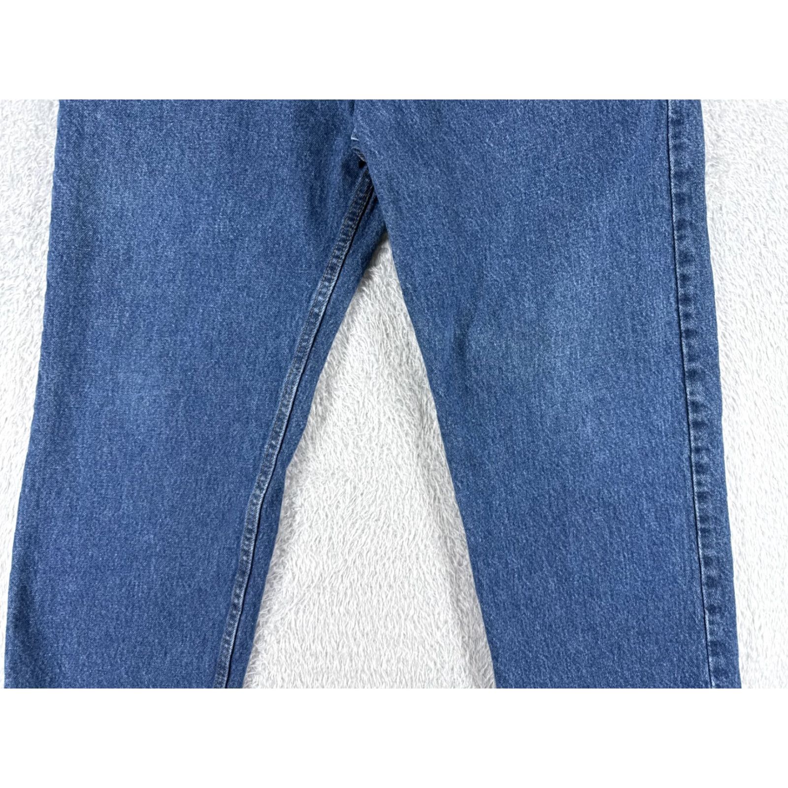 Lee VINTAGE Lee Jeans Adult 38 Blue Denim 5-Pocket Design Regular Straight Jeans Men 36x29 Denim Wash Light Cotton Jeans Blue 90s Theme Mens Size US 38 / EU 54 - 3 Thumbnail