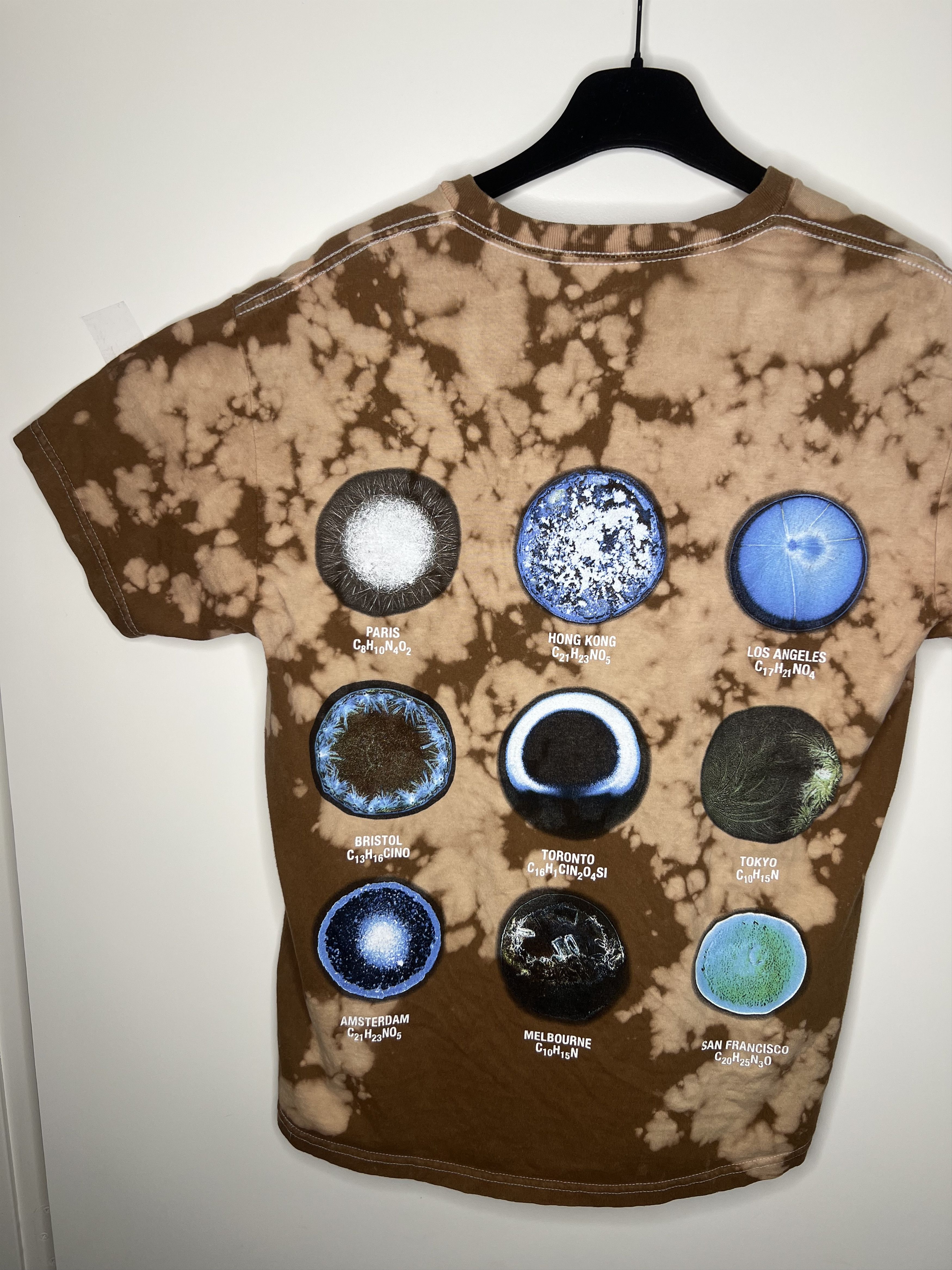 Pleasures Petri dish Crystal Cities Back Brown Pink Marble Tie Dye Tee Size US M / EU 48-50 / 2 - 5 Thumbnail