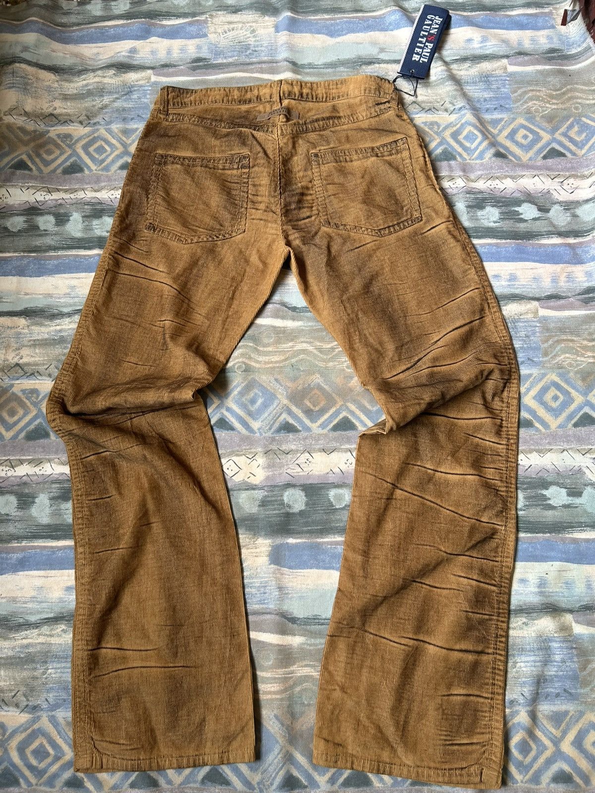 Jean Paul Gaultier × Vintage NWT Jean Paul Gaultier Brown Corduroy Women’s Pants Size 32" / US 10 / IT 46 - 4 Thumbnail