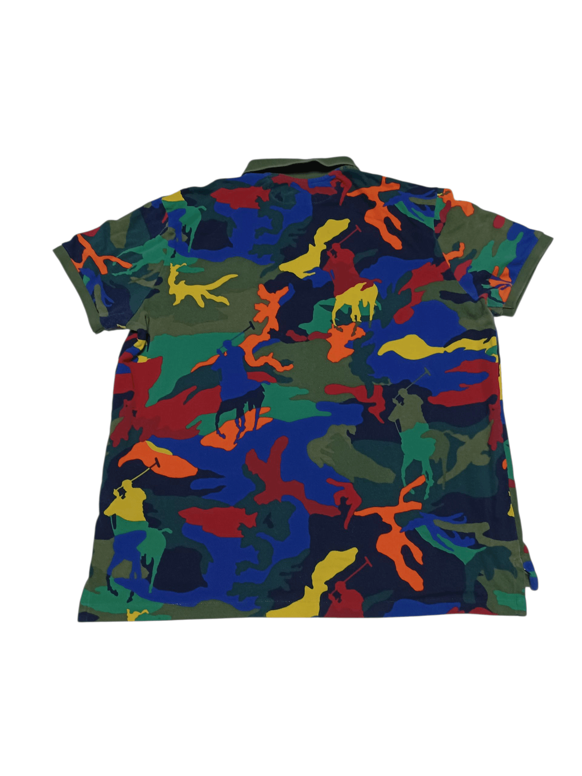 Polo Ralph Lauren POLO RALPH LAUREN RARE MONOGRAM CAMO LUXURY POLO SHIRT Size US XL / EU 56 / 4 - 3 Thumbnail