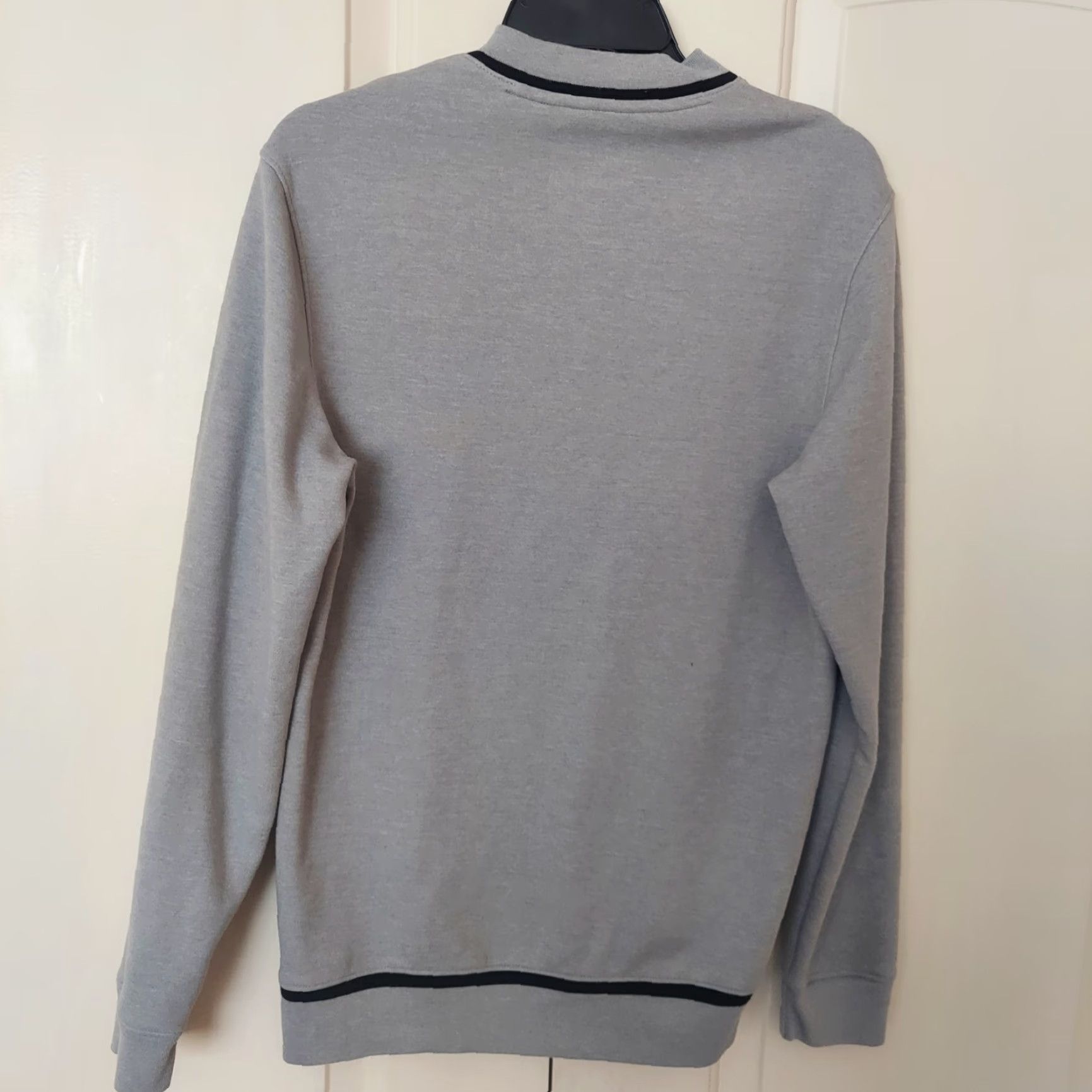 Alfani Alfani Men's Grey Baseball Ottoman Quarter Zip Sweatshirt M Small Grey Heather Mens Sweatshirt Baseball Quarter Zip Alfani Mens M Size US M / EU 48-50 / 2 - 3 Thumbnail