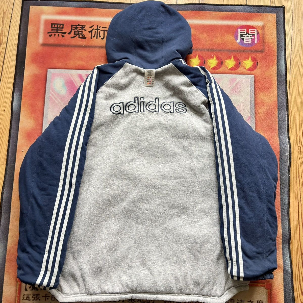 Adidas Adidas Reversible Windbreaker Jacket Size US L / EU 52-54 / 3 - 4 Thumbnail