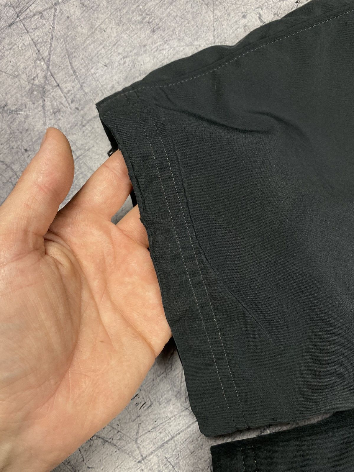Nike × Vintage Vintage 00s Nike swoosh y2k nylon drill track pants Size US 35 - 15 Thumbnail
