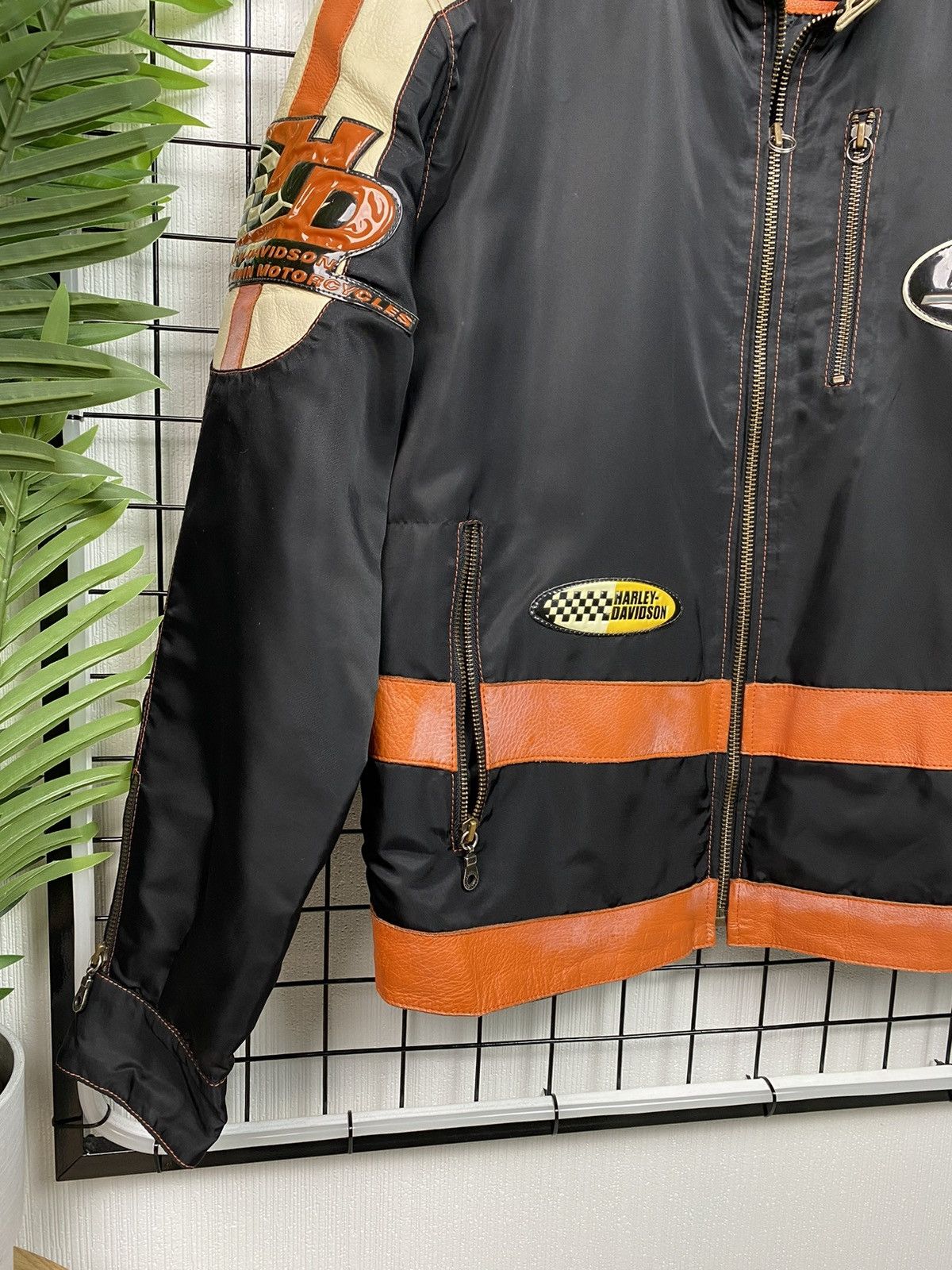 Vintage Harley Davidson Racing Vintage Jacket Bomber Logo Hype Size US L / EU 52-54 / 3 - 5 Thumbnail
