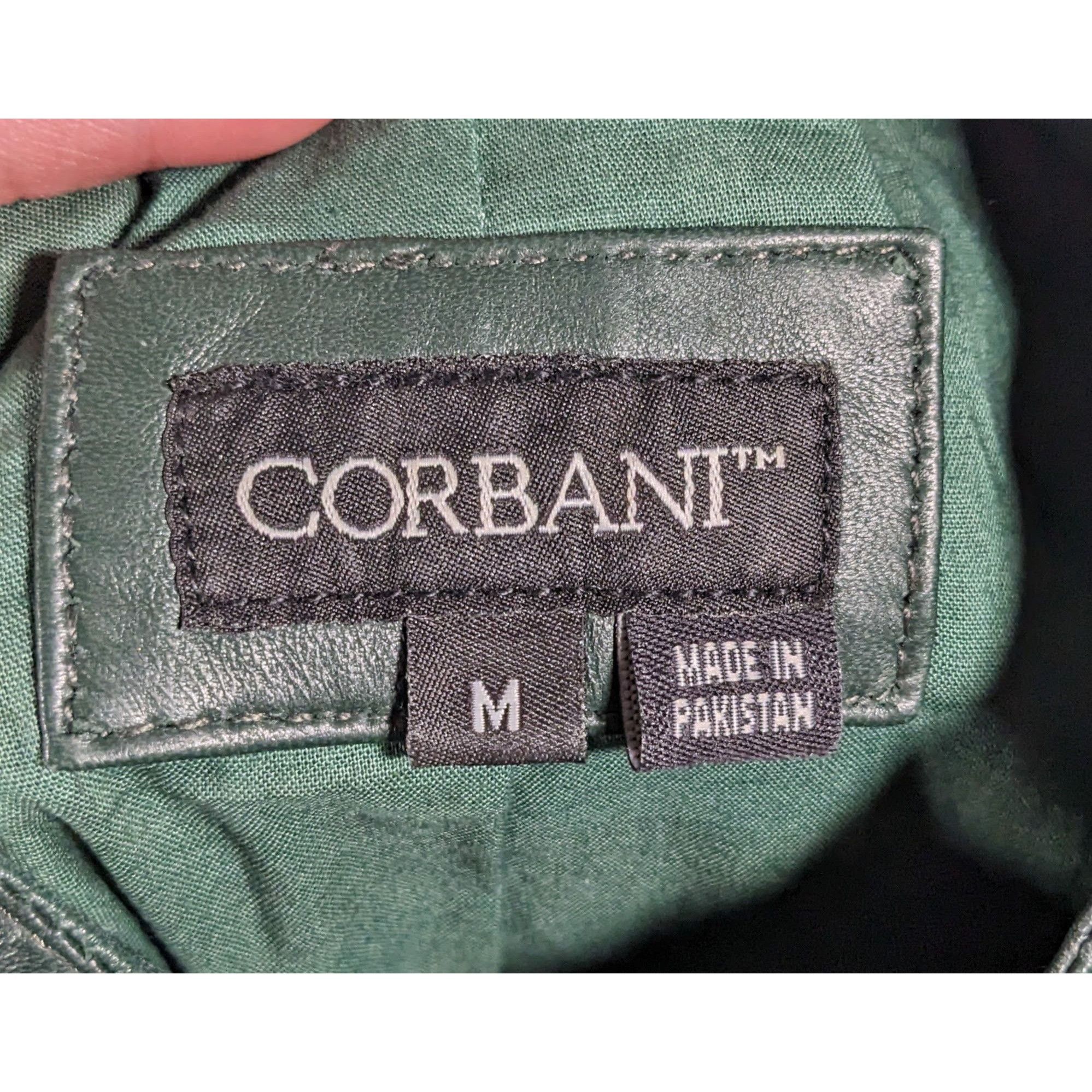Other Corbani Green Quilted Shoulder Genuine Leather Moto Jacket S Size M / US 6-8 / IT 42-44 - 6 Thumbnail