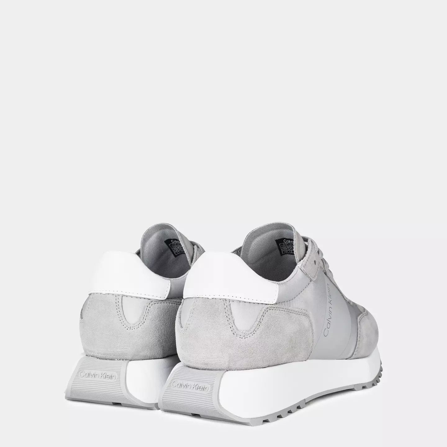 Calvin Klein o1g2r1mq0426 Suede Trainers in Grey/White Size US 11 / EU 44 - 5 Thumbnail