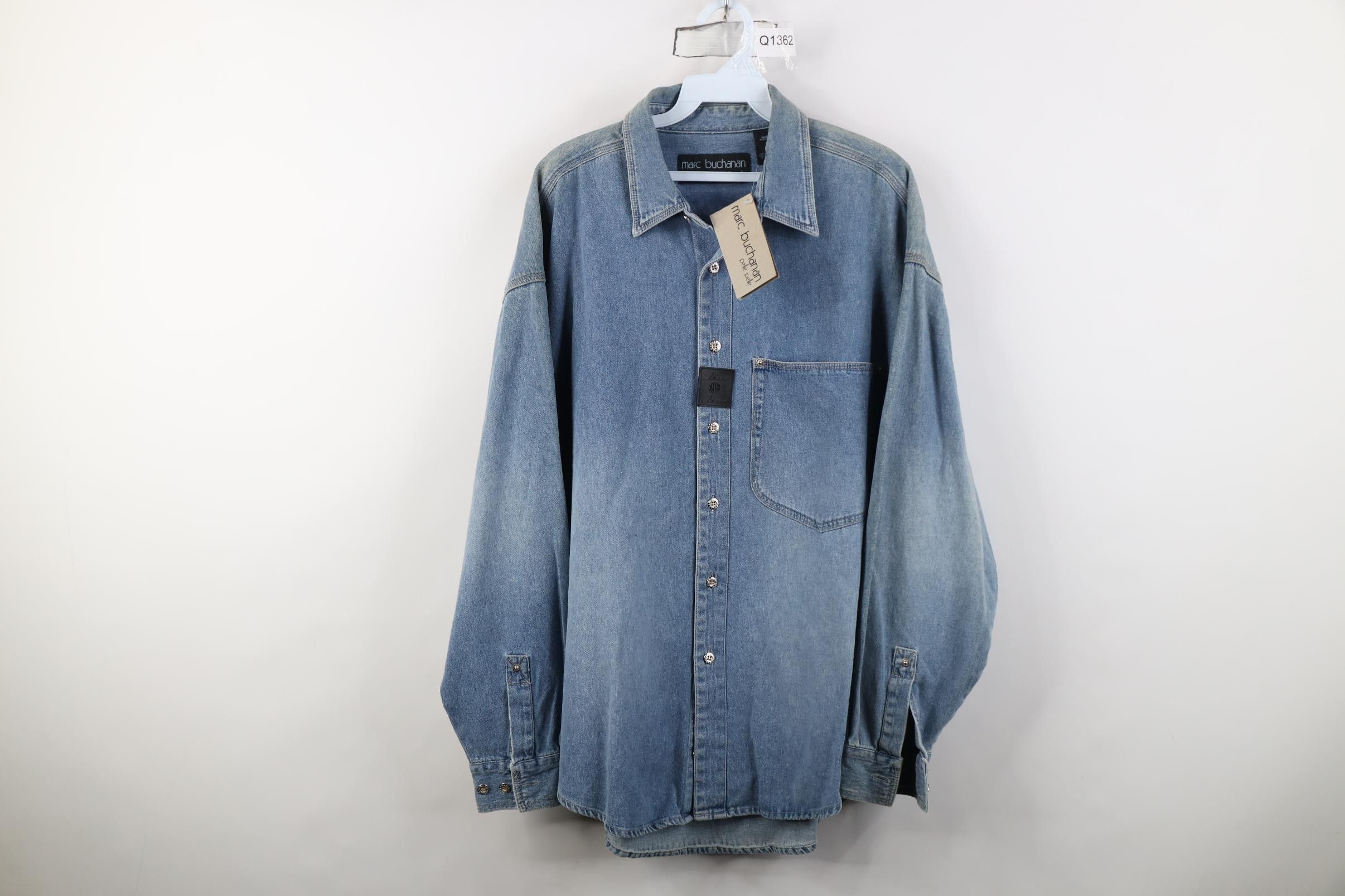 Pelle Pelle Deadstock Vintage 90s Pelle Pelle Collared Button Shirt Size US M / EU 48-50 / 2 - 1 Thumbnail