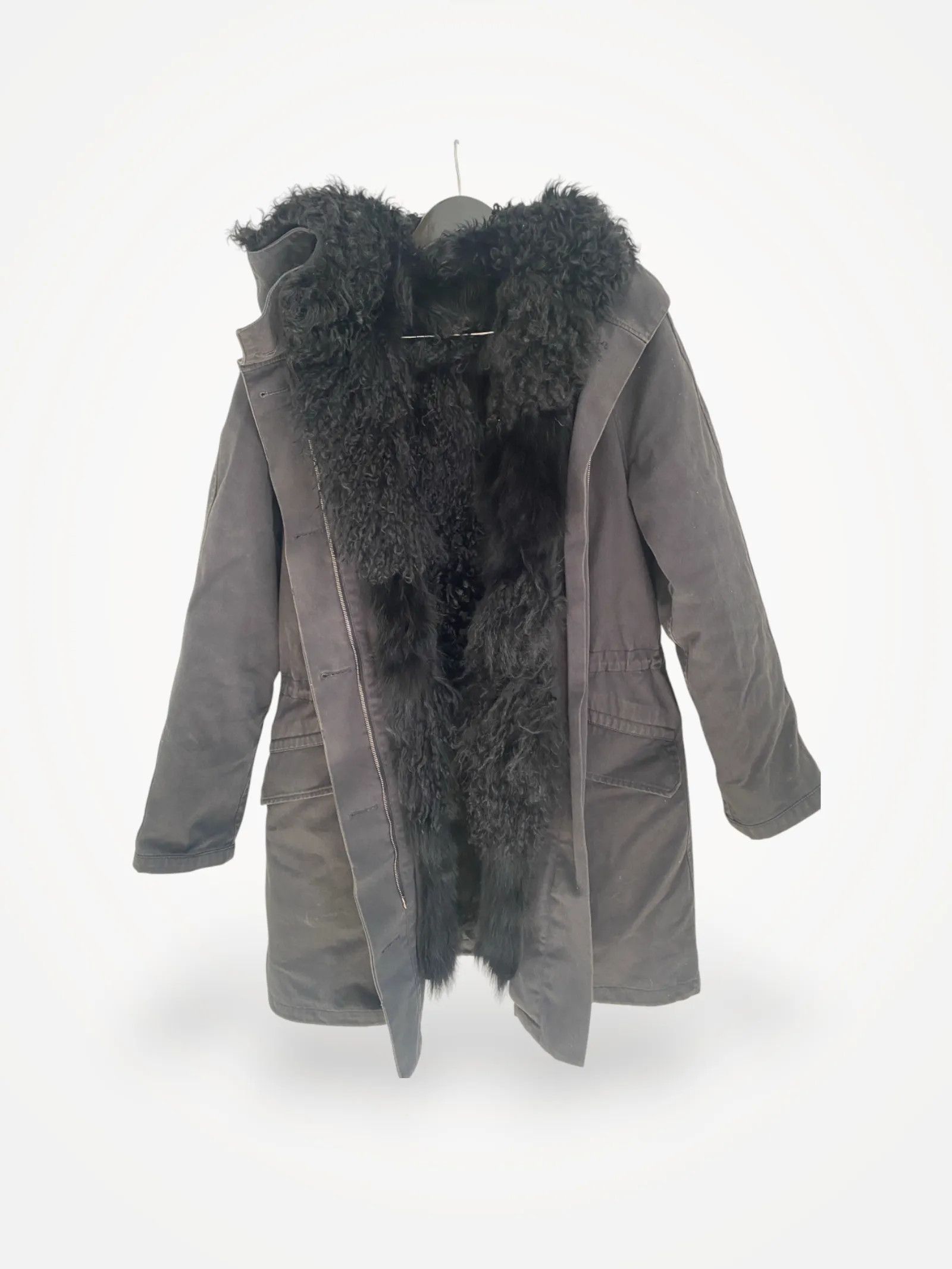 Yves Salomon Yves Salomon Army jacket Fur Faux Fur Size XS / US 0-2 / IT 36-38 - 1 Thumbnail