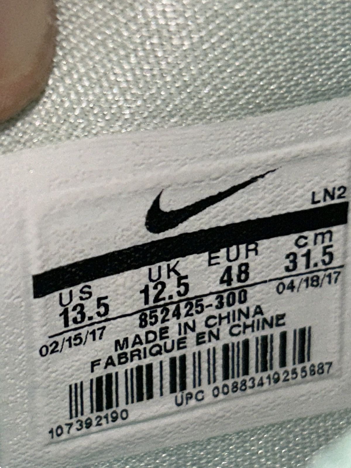 Nike Nike Kobe AD Igloo 2017 Mint Green 852425-300 size 13.5 VNDS Size US 13 / EU 46 - 10 Thumbnail