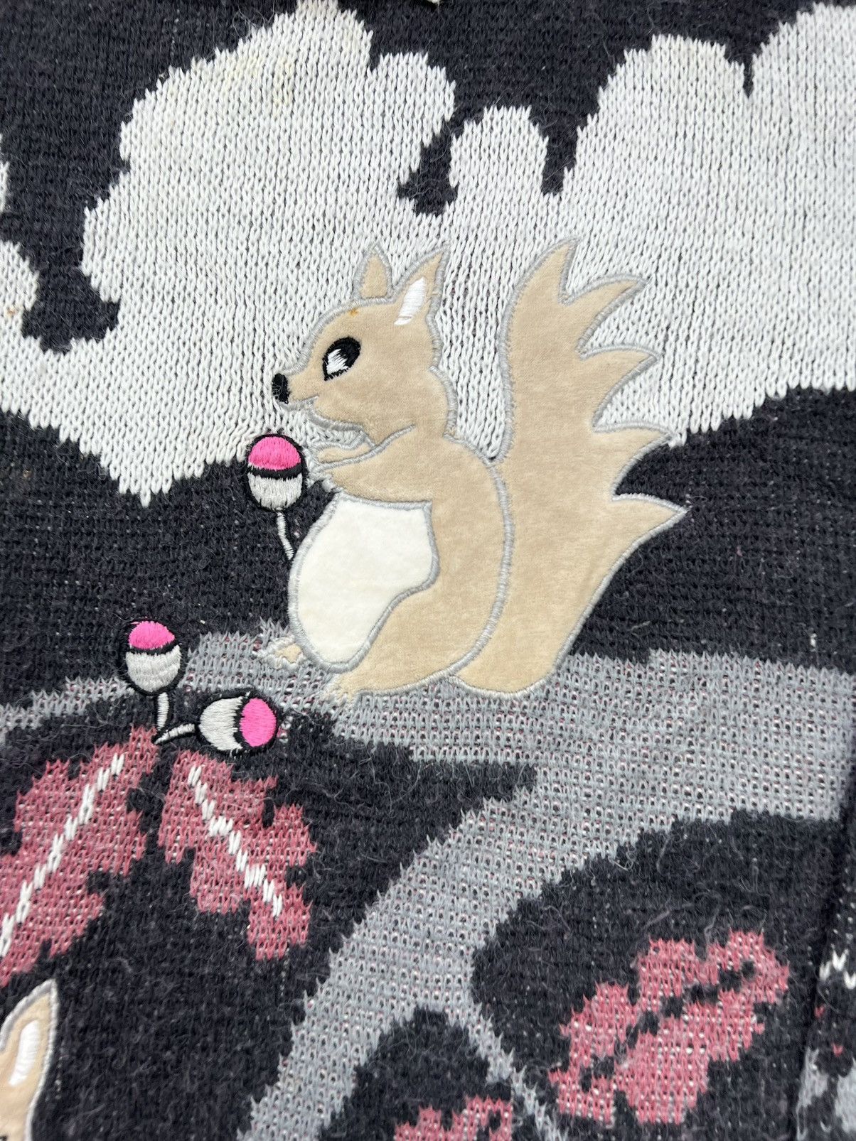 Vintage Sweater Hiney cute squirrels patterns vintage 90’s Size M / US 6-8 / IT 42-44 - 5 Thumbnail