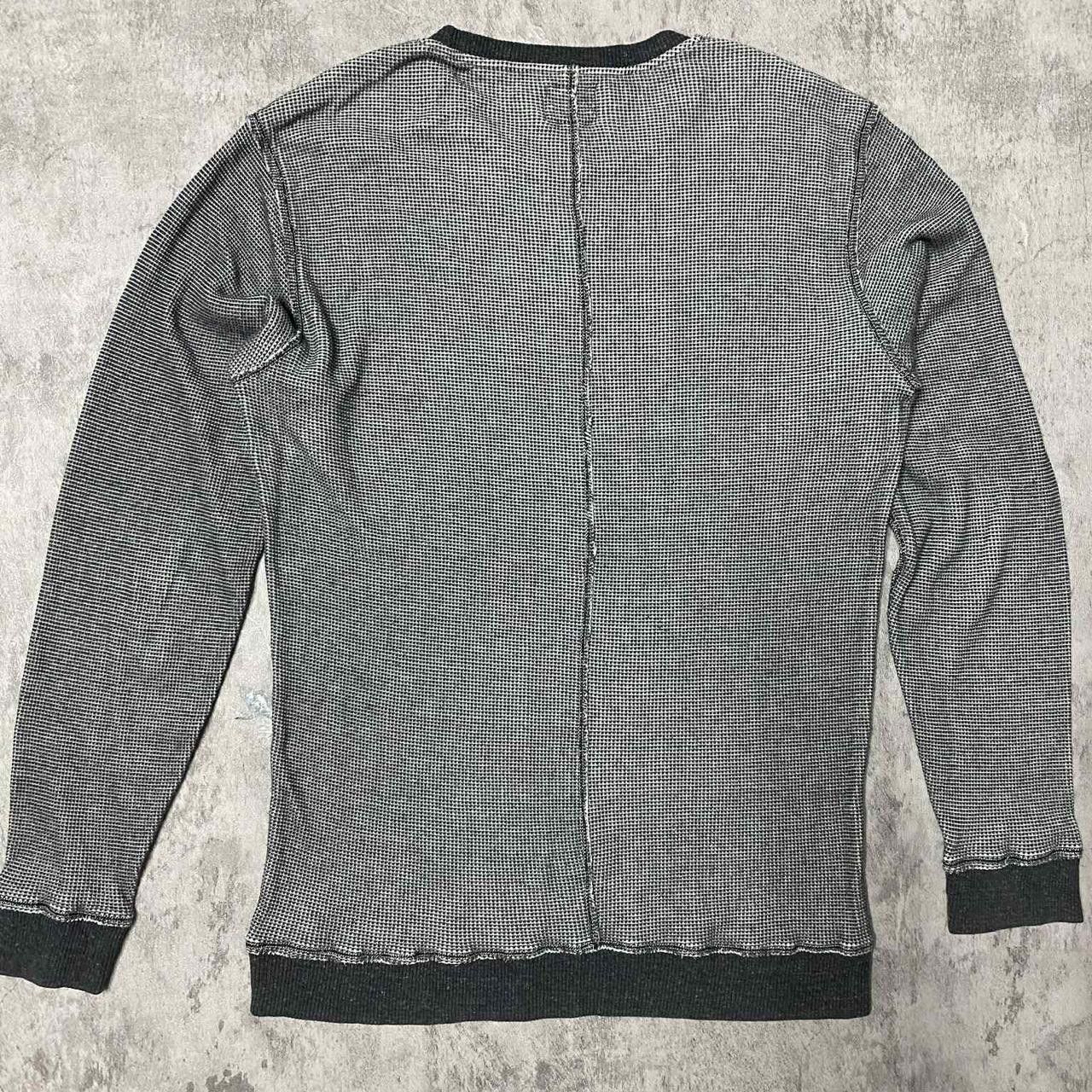 Diesel Grey and black striped long sleeve crewneck sweater Size US M / EU 48-50 / 2 - 4 Thumbnail