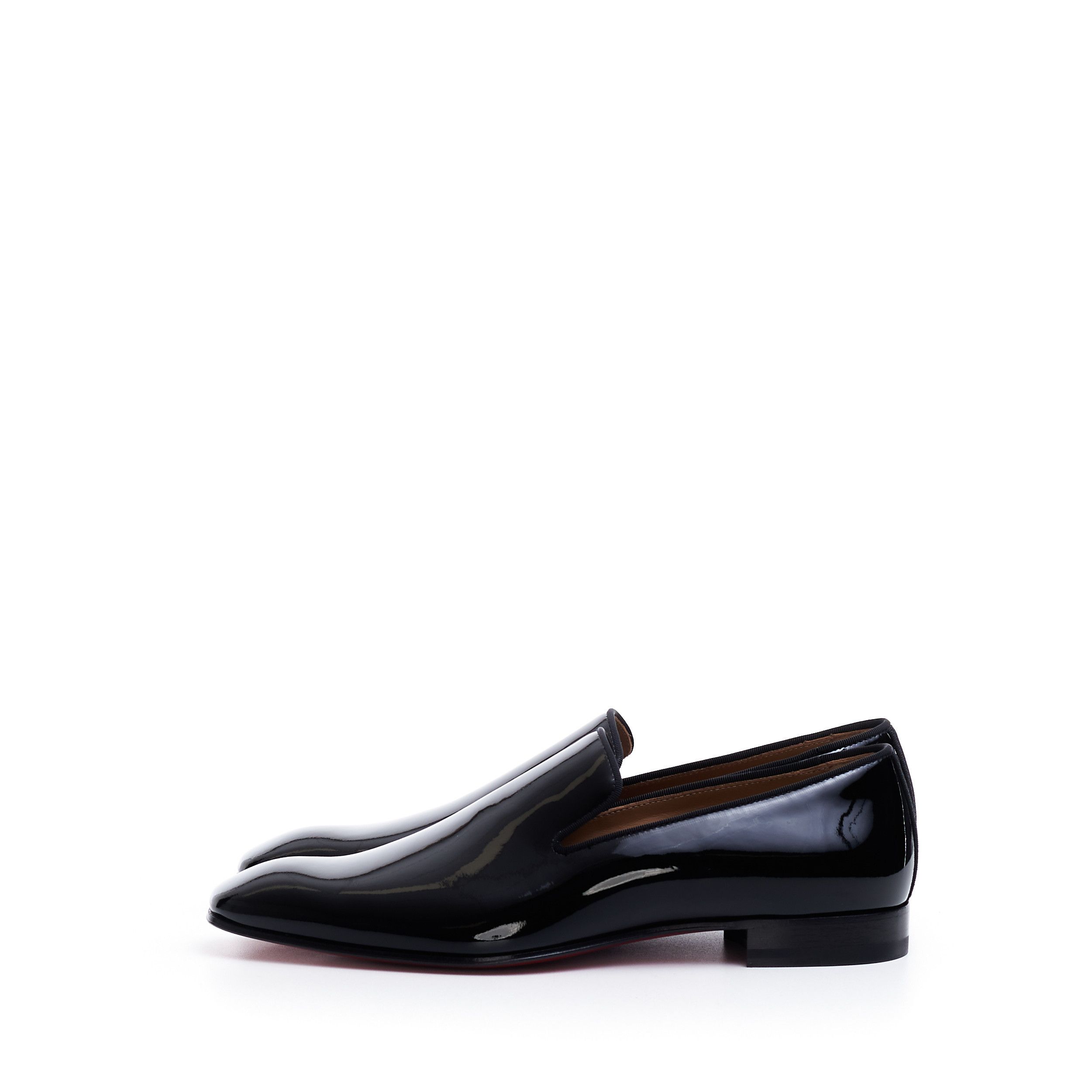 Christian Louboutin Black Patent Leather Dandelion Loafers Size US 6.5 / EU 39-40 - 4 Thumbnail