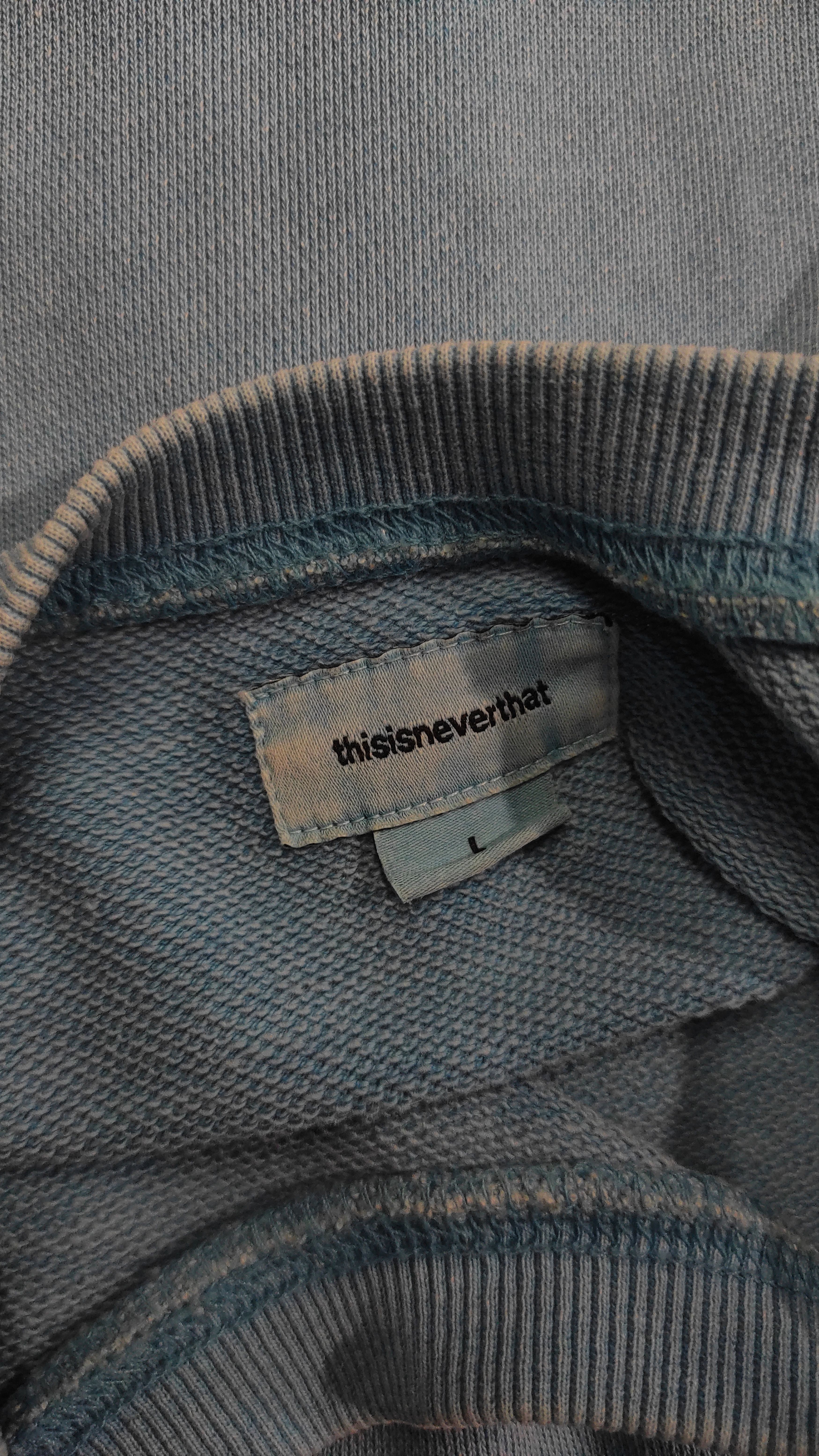 thisisneverthat Thisisneverthat Sweatshirt Garment Dyed Size US L / EU 52-54 / 3 - 7 Thumbnail