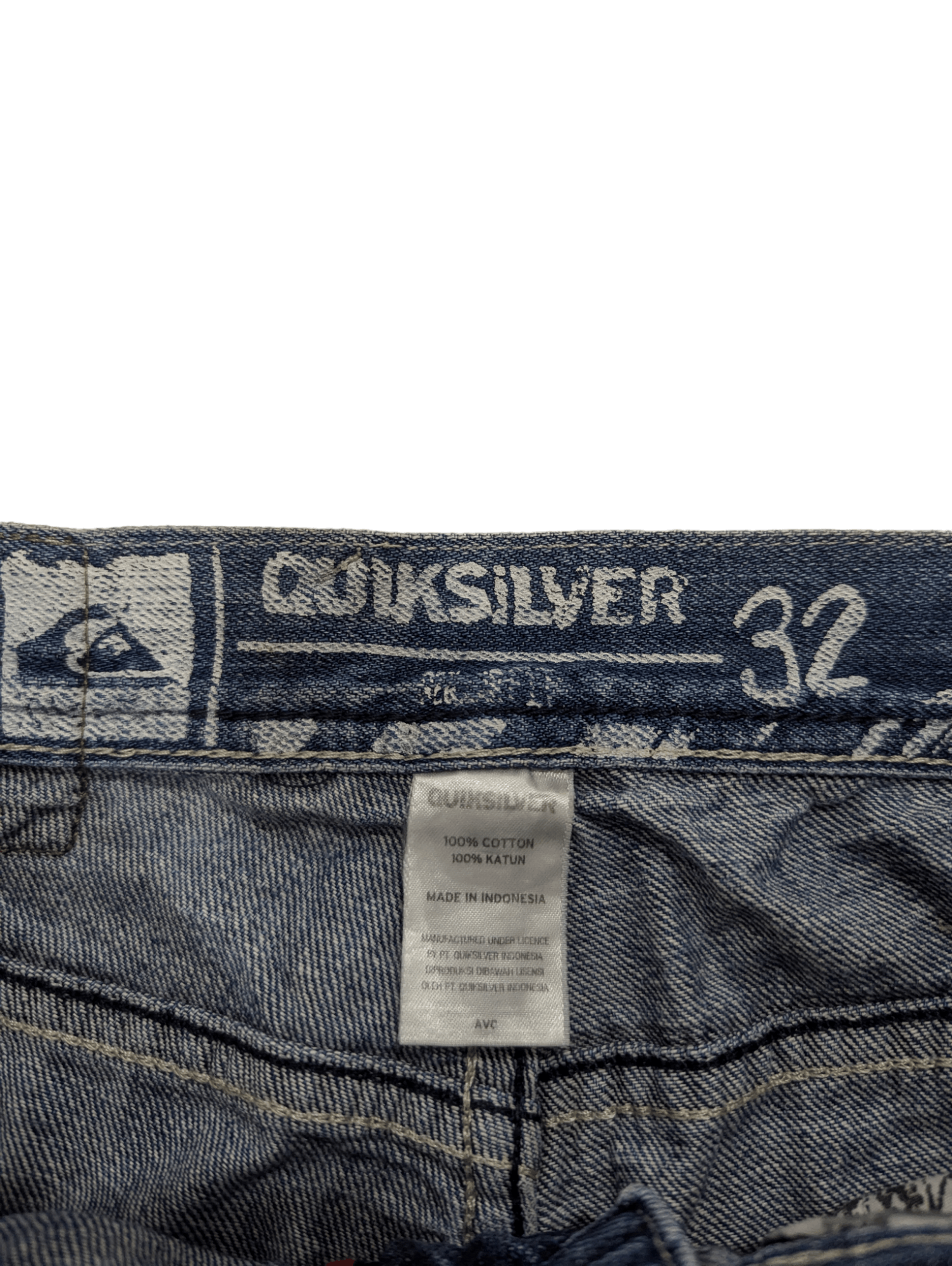 Quiksilver DISTRESSED QUIKSILVER JEANS DENIM Size US 32 / EU 48 - 3 Thumbnail