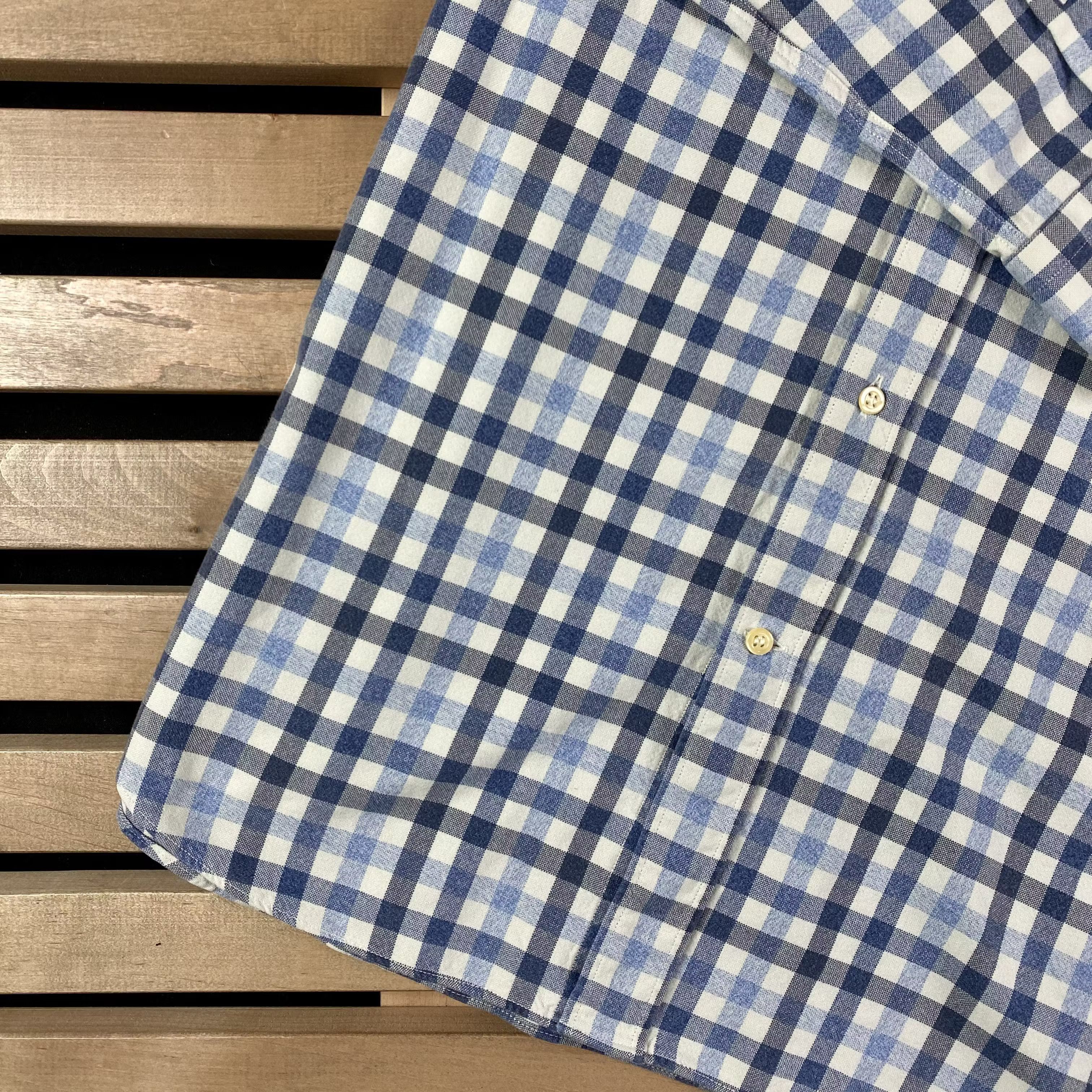Paul & Shark Mens Long Sleeve Plaid Shirts Paul & Shark Size 40 Cotton Size US M / EU 48-50 / 2 - 3 Thumbnail