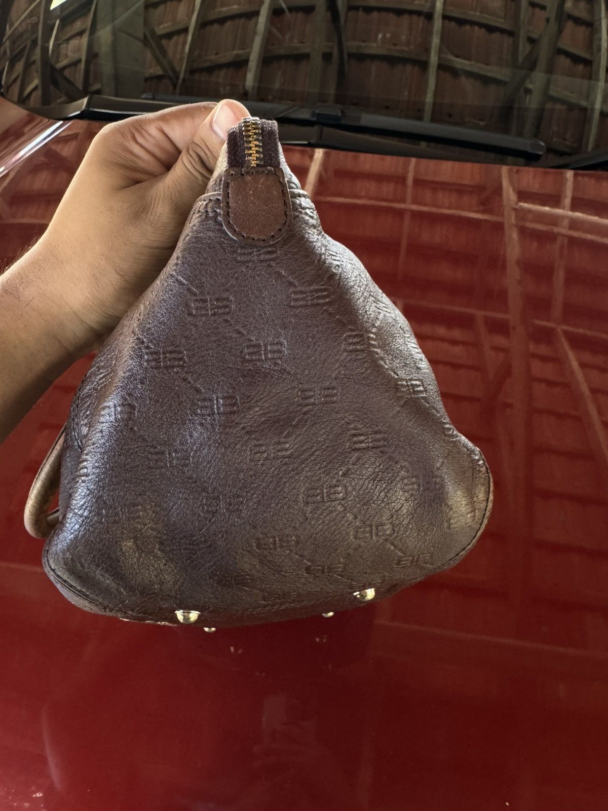 Balenciaga Balenciaga BB Monogram Logo Leather Bag Size ONE SIZE - 6 Thumbnail