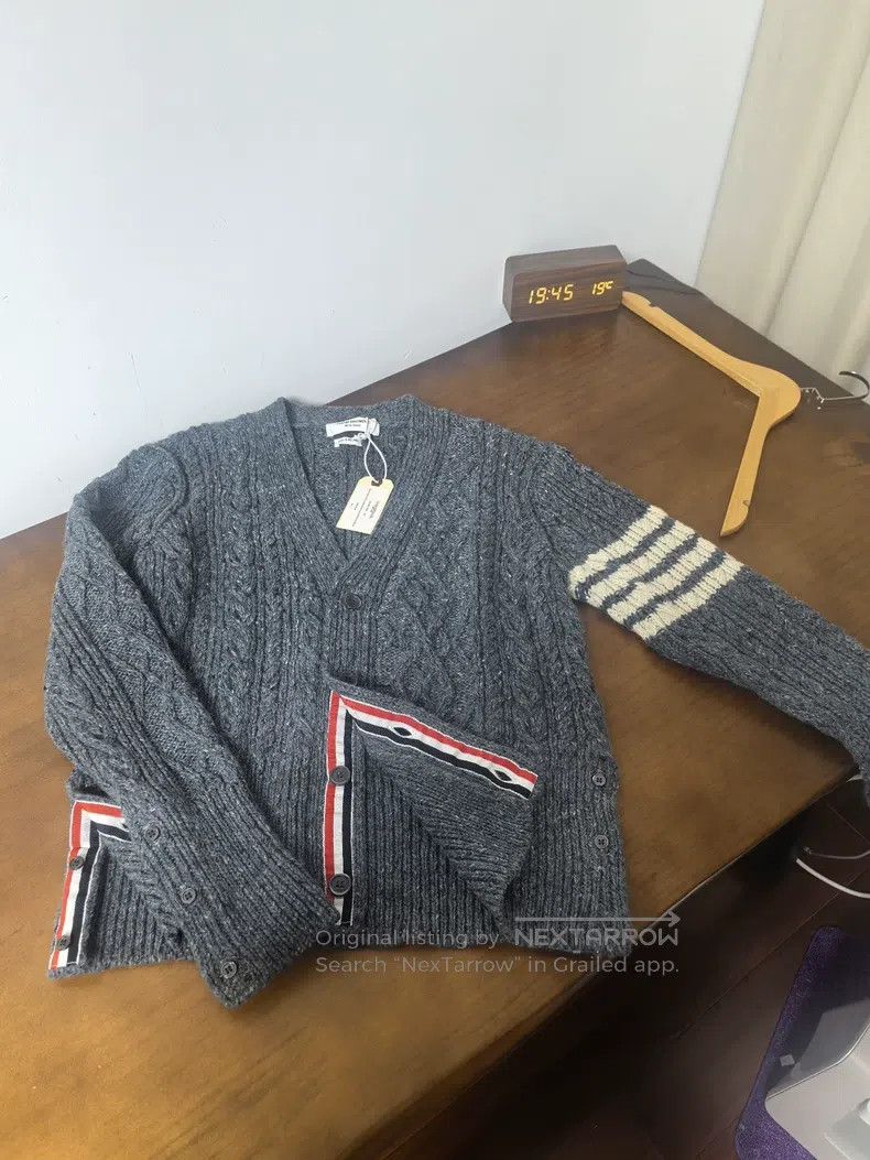 Thom Browne Thom Browne Wool Cardigan Size US M / EU 48-50 / 2 - 1 Thumbnail