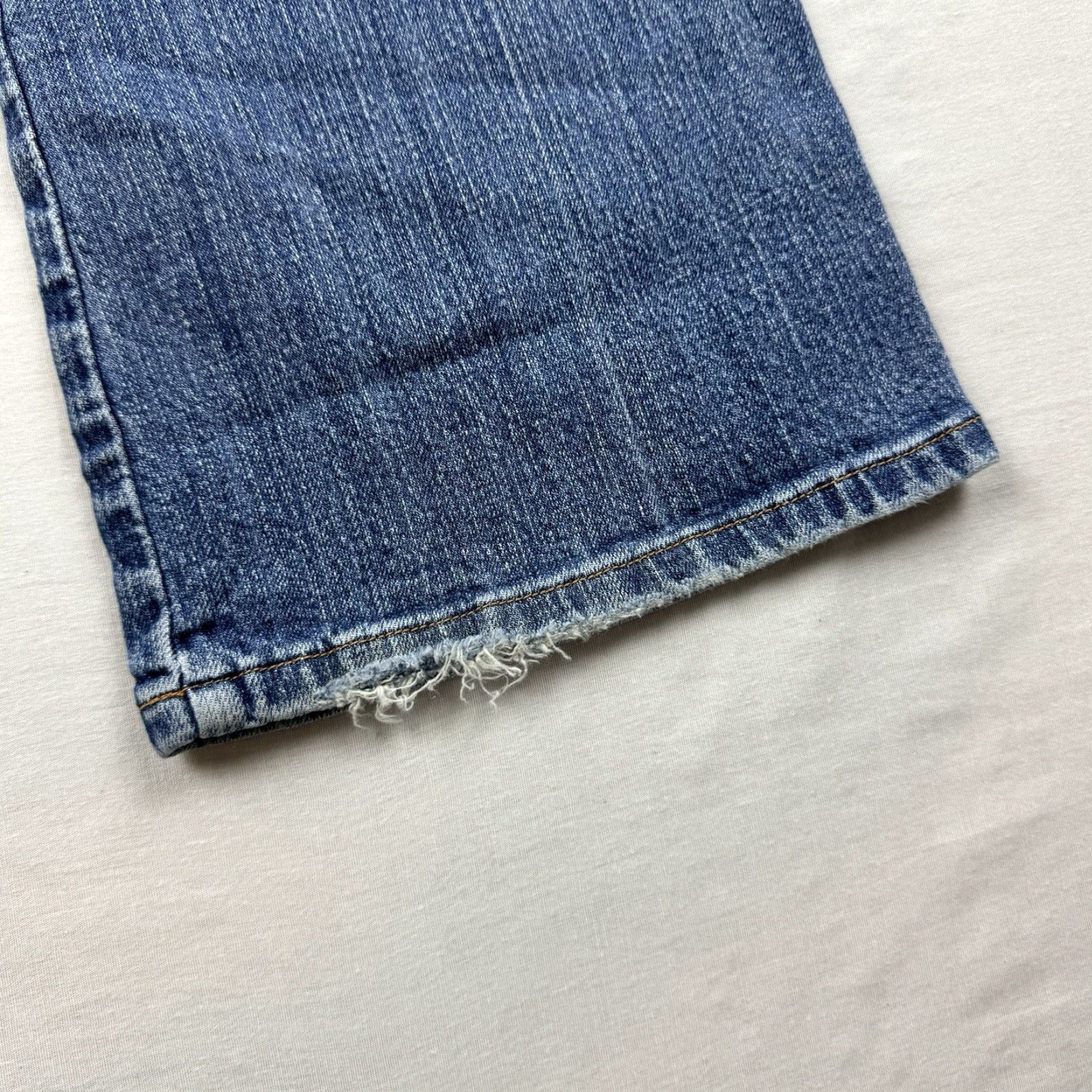 Denime VINTAGE Zana Di Jeans Womens 11 Blue Flared Hipster Grunge Punk Y2K Denim Pants Jeans Size 32" / US 10 / IT 46 - 7 Thumbnail