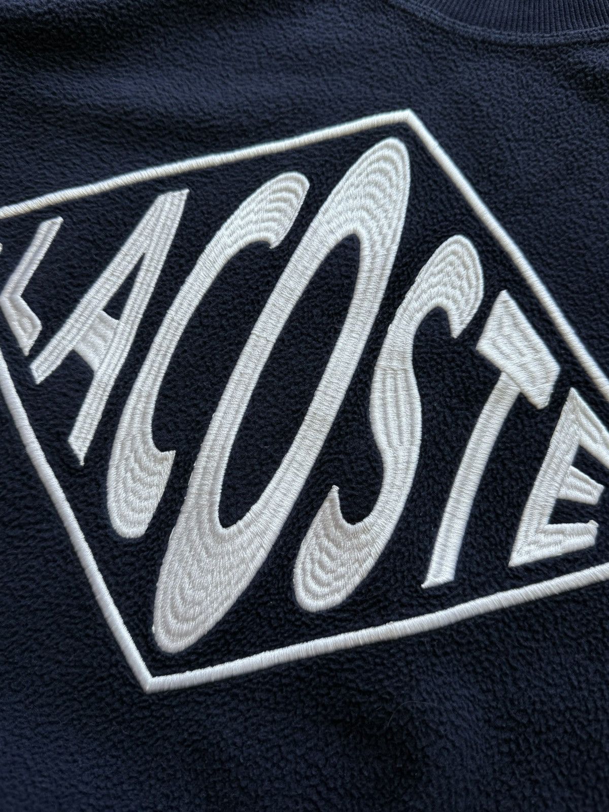 Lacoste Lacoste live polar fleece logo crew boxy sweatshirt Size US M / EU 48-50 / 2 - 5 Thumbnail