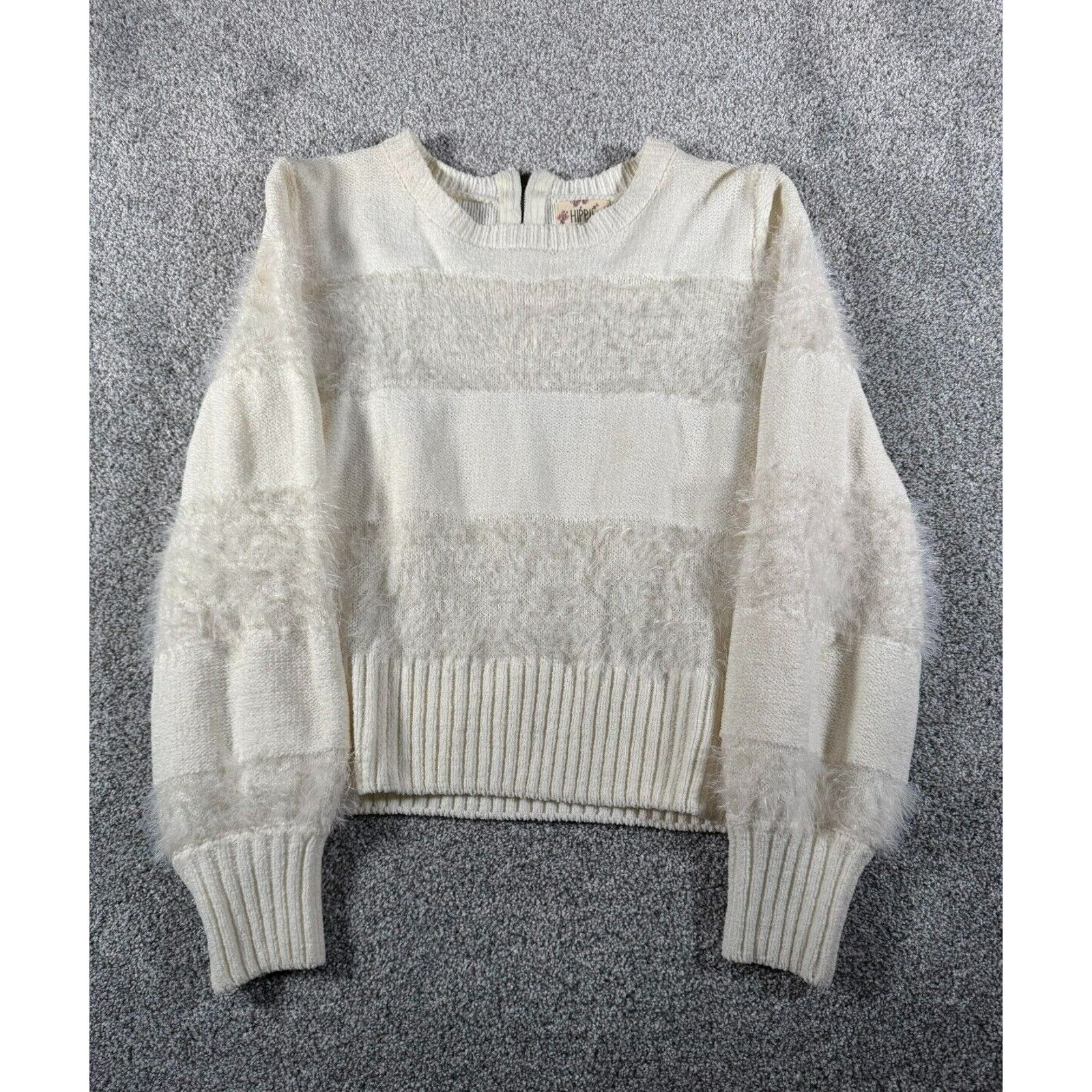Other Hippie Rose Sweater Women Medium Cottagecore Fairy Fuzzy Size M / US 6-8 / IT 42-44 - 1 Thumbnail
