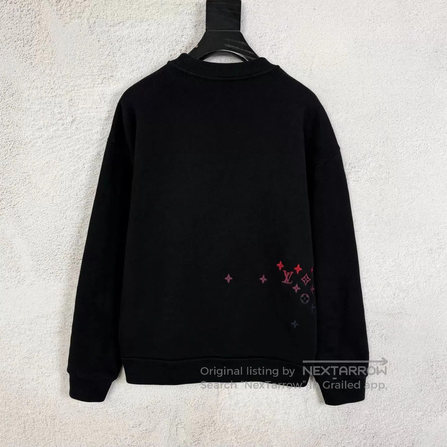 Louis Vuitton Black Graphic Long Sleeve Sweatshirt - Size S. Size US S / EU 44-46 / 1 - 2 Thumbnail