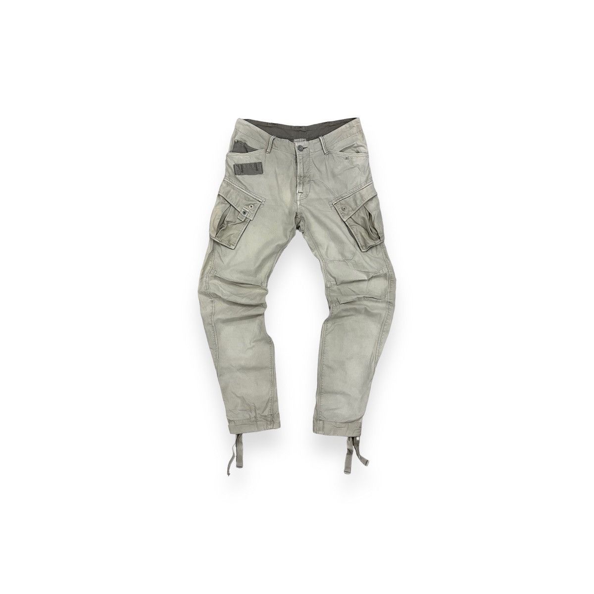 G-Star × Japanese Brand × Vintage Vintage G-Star Raw Double Knee Cargo Pants Size US 32 / EU 48 - 2 Thumbnail
