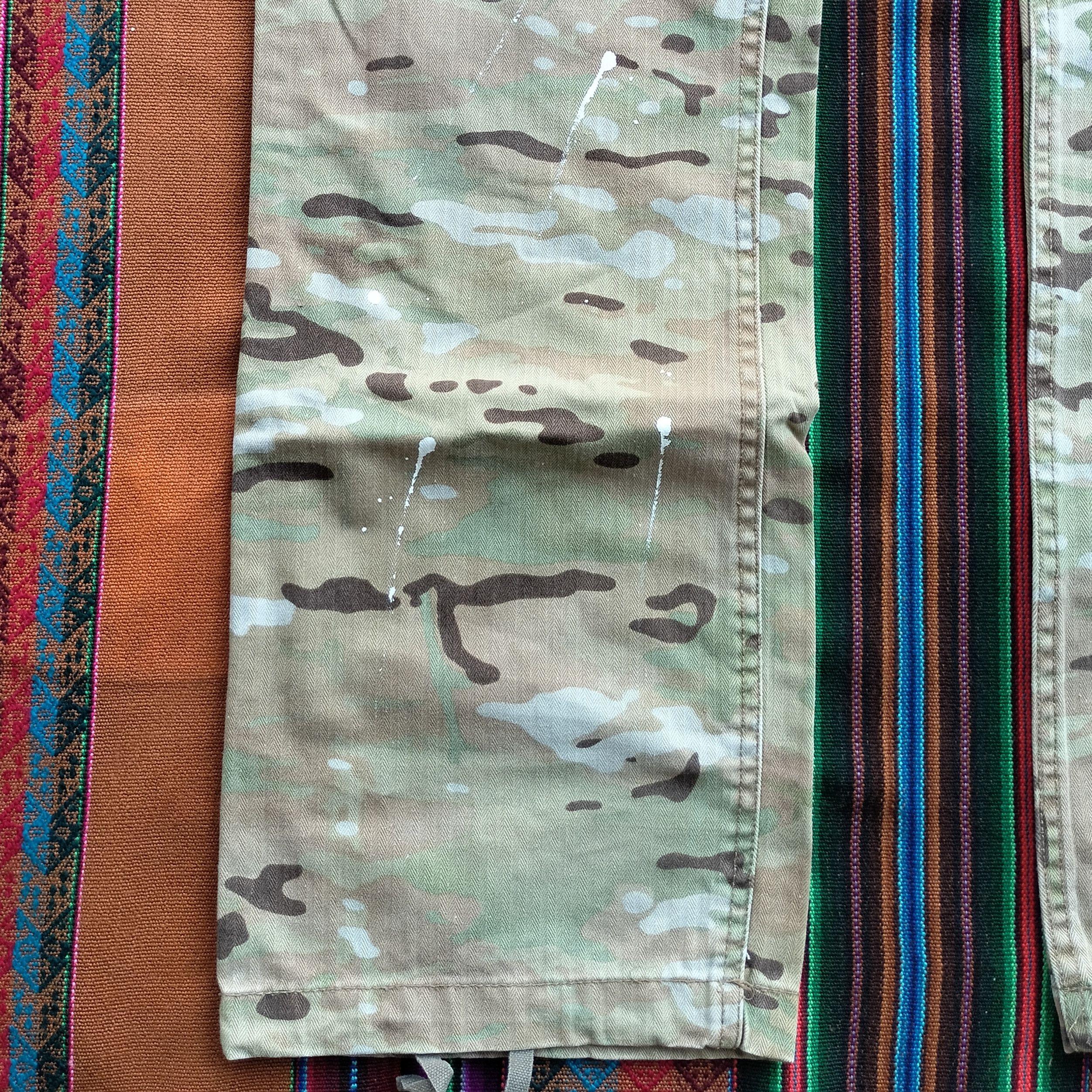 Buzz Rickson's splash paint stitching digital camou cargo pants Size US 34 / EU 50 - 6 Thumbnail