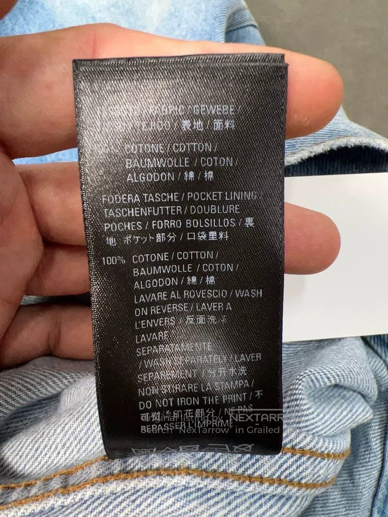 Balenciaga Balenciaga Spray Paint Effect Logo Printed Collared Long S Size US M / EU 48-50 / 2 - 5 Thumbnail