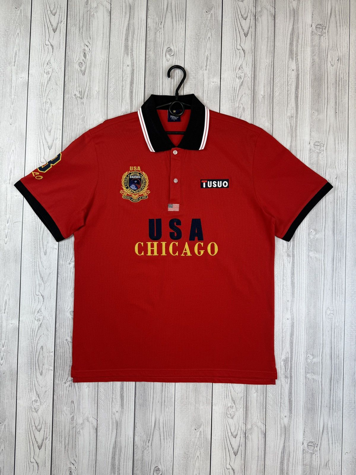 Other Polo Chicago USA big logo American design Shirt Tusou Size US L / EU 52-54 / 3 - 1 Thumbnail