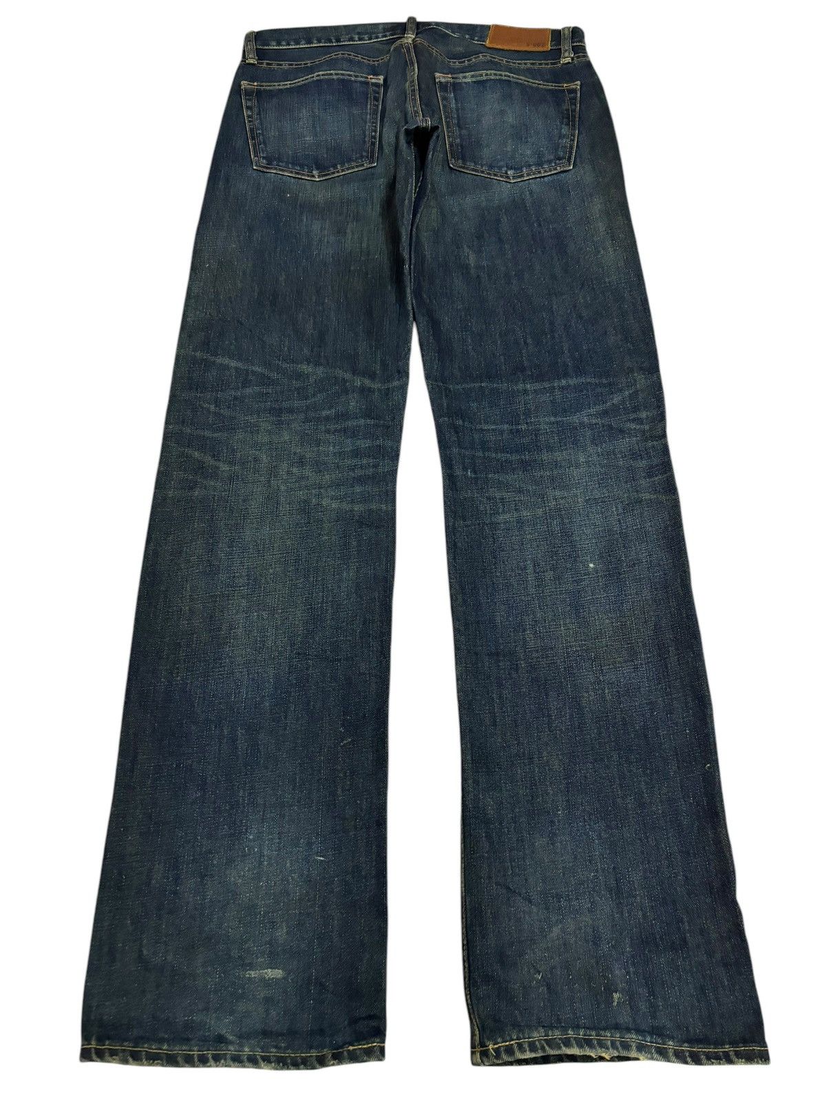 Japanese Brand × Jun Takahashi × Kaihara Denim 90s Vtg Kaihara Uniqlo S-002 Faded Mud Washed Jeans Size US 33 - 2 Thumbnail