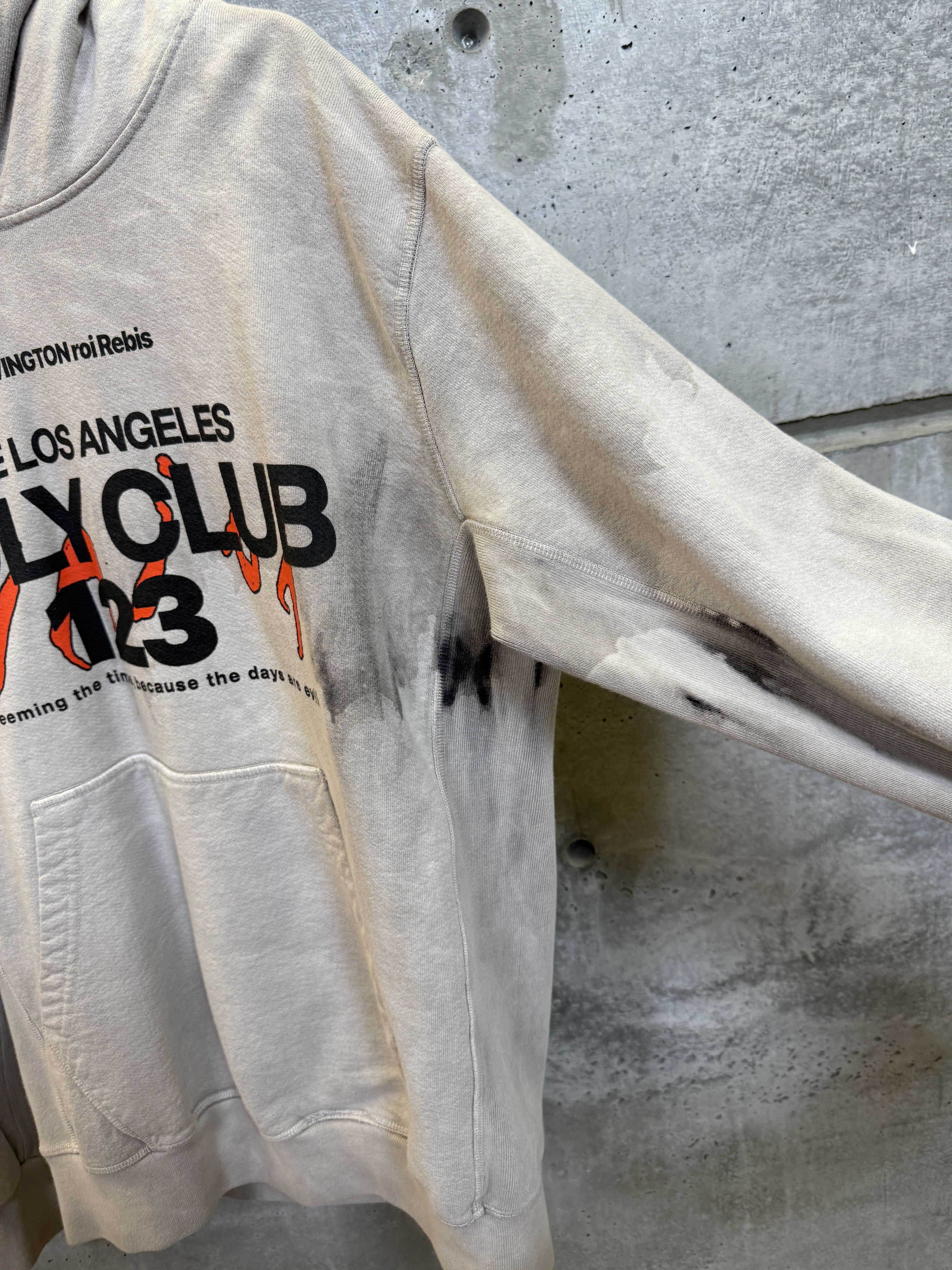 RRR-123 TIE DYE HOLY CLUB RRR 123 HOODIE SUPER HEAVY COTTON Size US S / EU 44-46 / 1 - 6 Thumbnail
