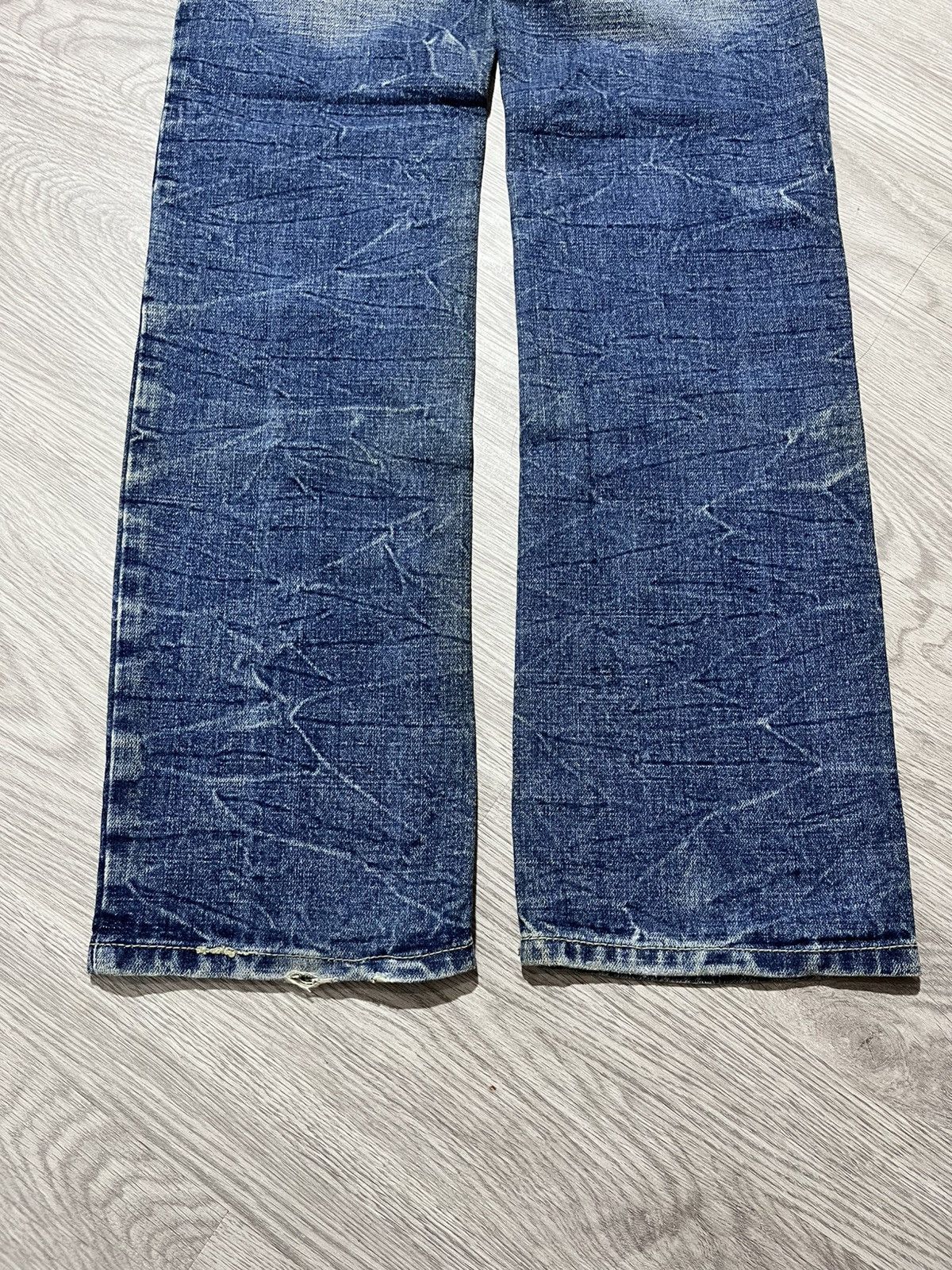 If Six Was Nine 2000s Star R Distressed Ripped Lgb Punk Style Pants Jeans Size US 28 / EU 44 - 14 Thumbnail