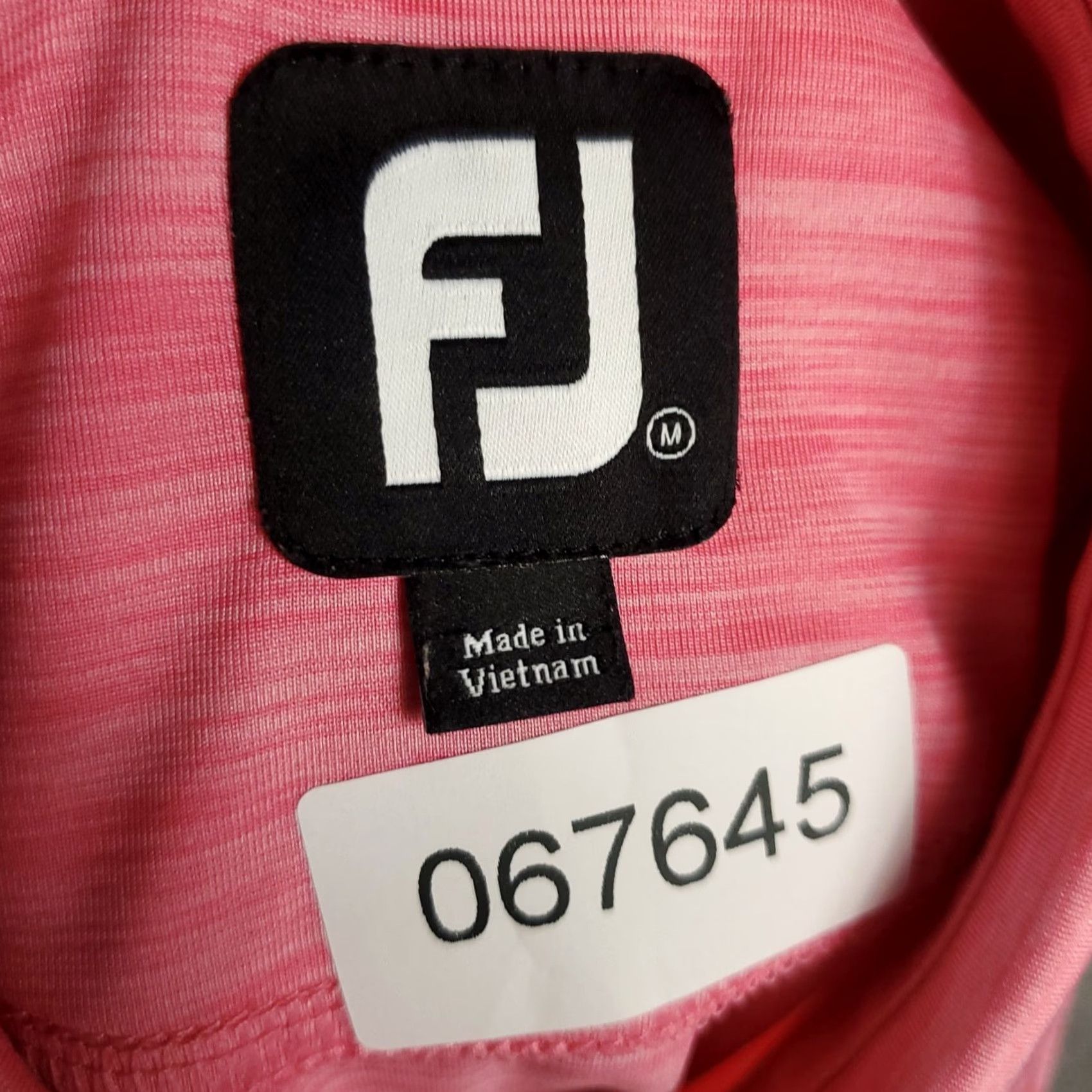 Footjoy FootJoy Polo Shirt Mens Medium Pink Short Sleeve Golf Sports Shirt Size US M / EU 48-50 / 2 - 8 Thumbnail