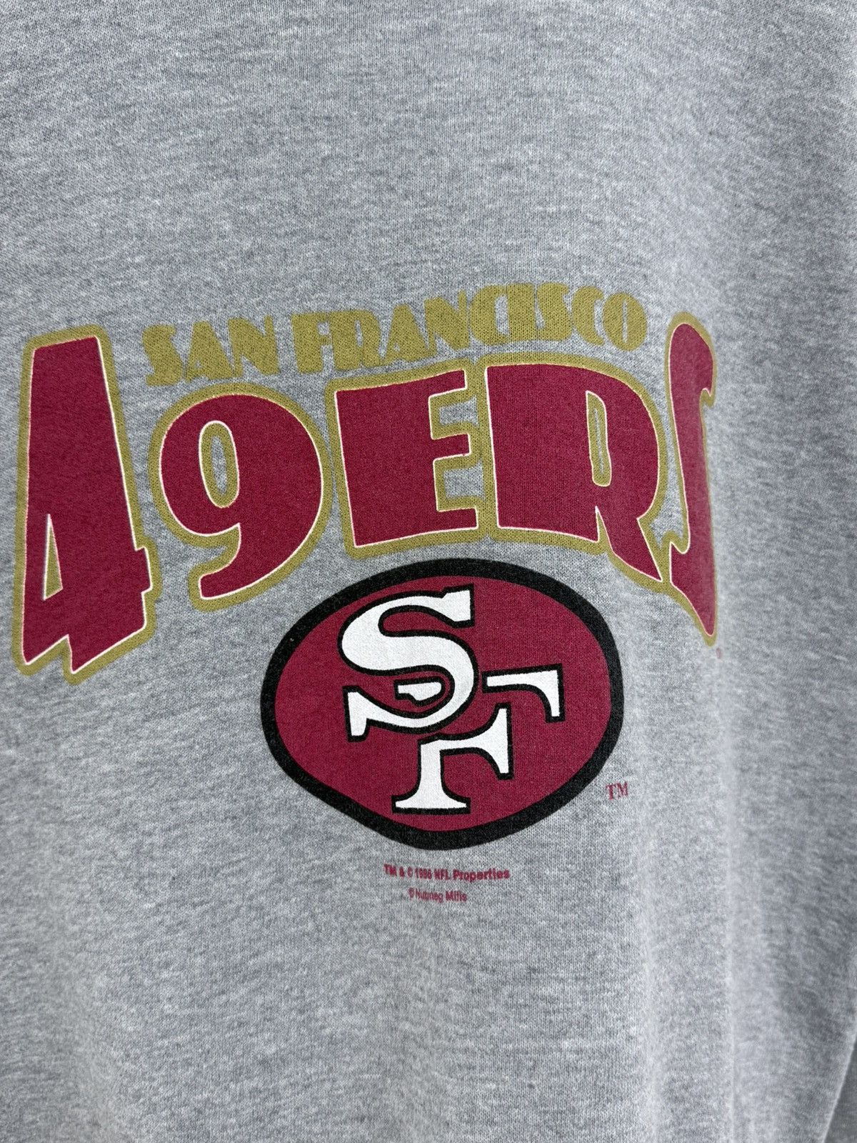 Vintage Vintage 1996 San Francisco 49ers NFL Graphic Sweatshirt Size US L / EU 52-54 / 3 - 3 Thumbnail