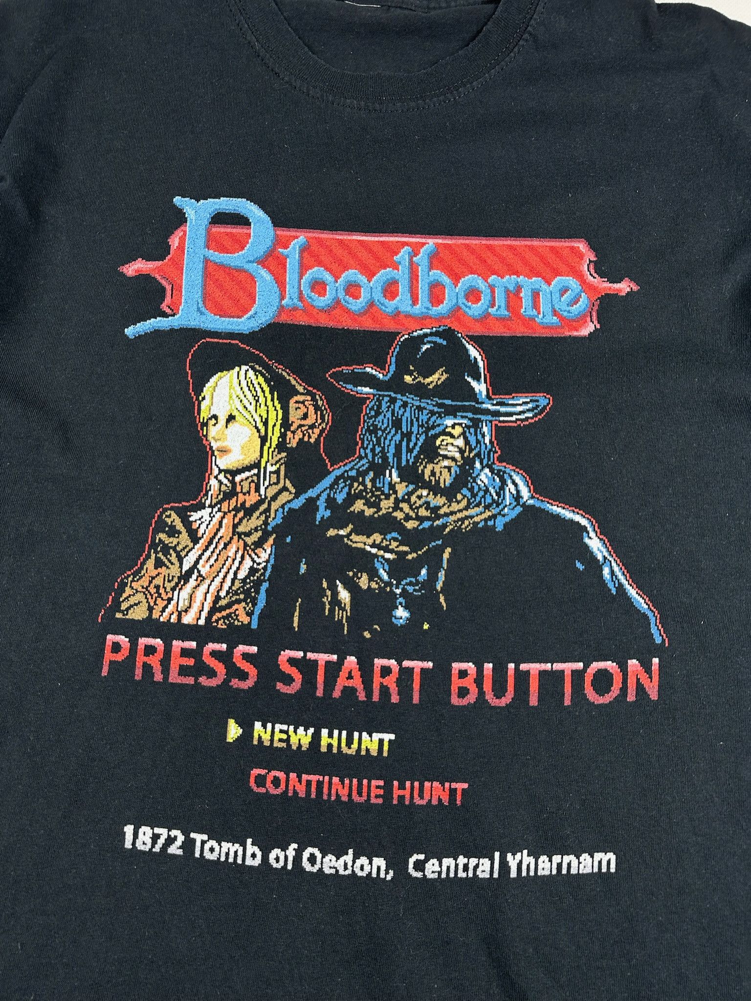 Playstation Y2K BLOODBORNE PROMO BY Hidetaka Miyazaki BLACK TEE Size US L / EU 52-54 / 3 - 3 Thumbnail