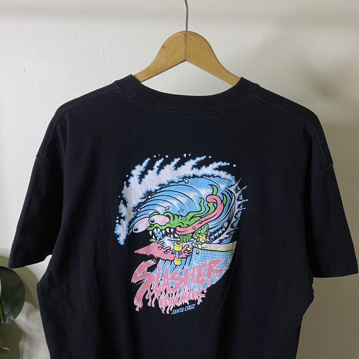 Santa Cruz Skateboards Y2K Santa Cruz Skateboards x Keith Meek The Slasher Skater T Size US L / EU 52-54 / 3 - 2 Thumbnail