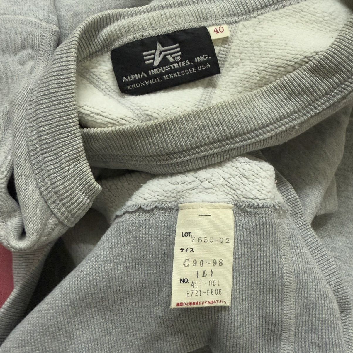 Alpha Industries Vintage Alpha Industries Plain Sweatshirt Pullover Size US M / EU 48-50 / 2 - 5 Thumbnail