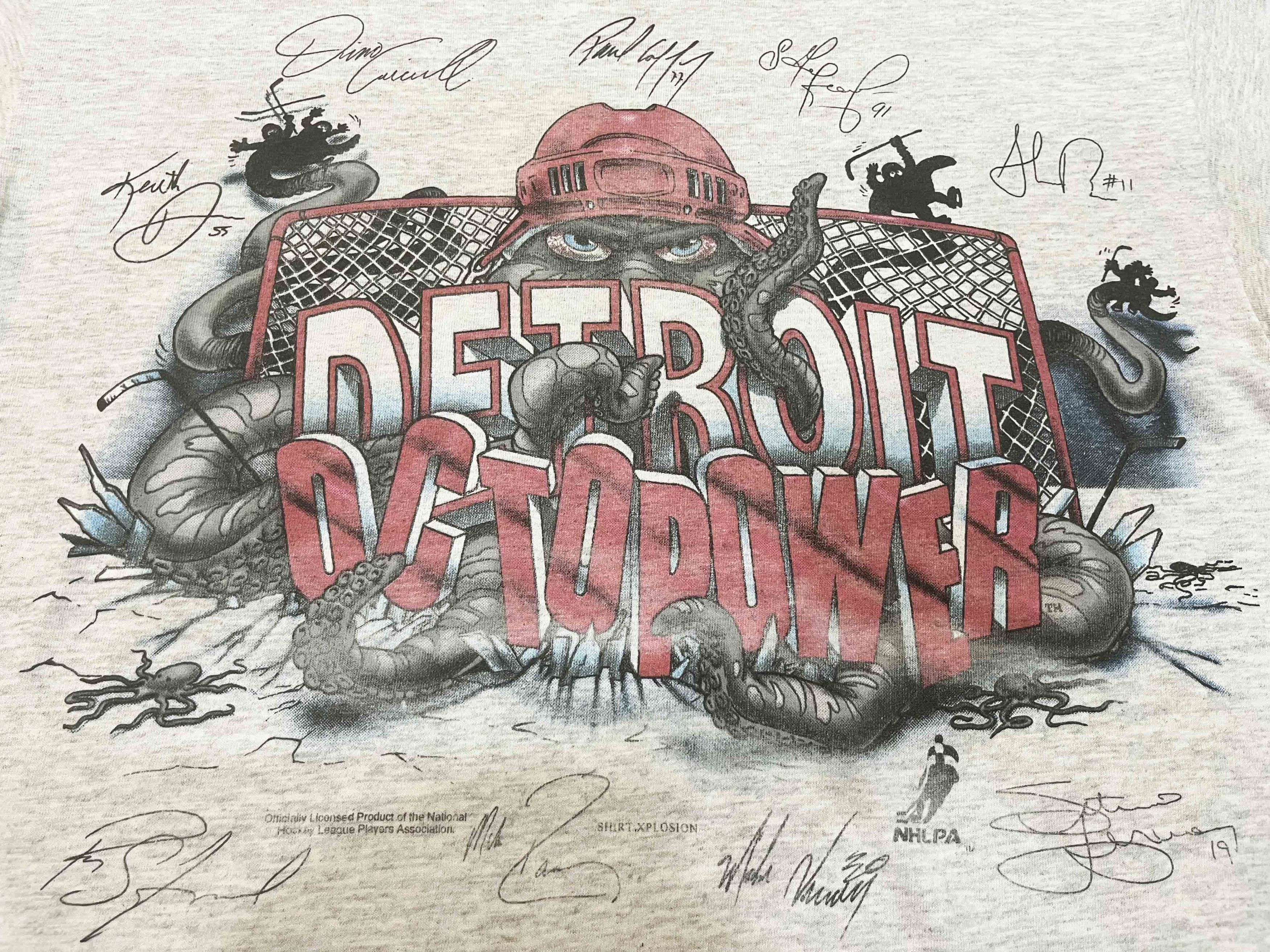 Lee × NHL × Vintage Vintage NHL Detroit Red Wings Shirt Xplosion Hockey T-Shirt Size US L / EU 52-54 / 3 - 2 Thumbnail