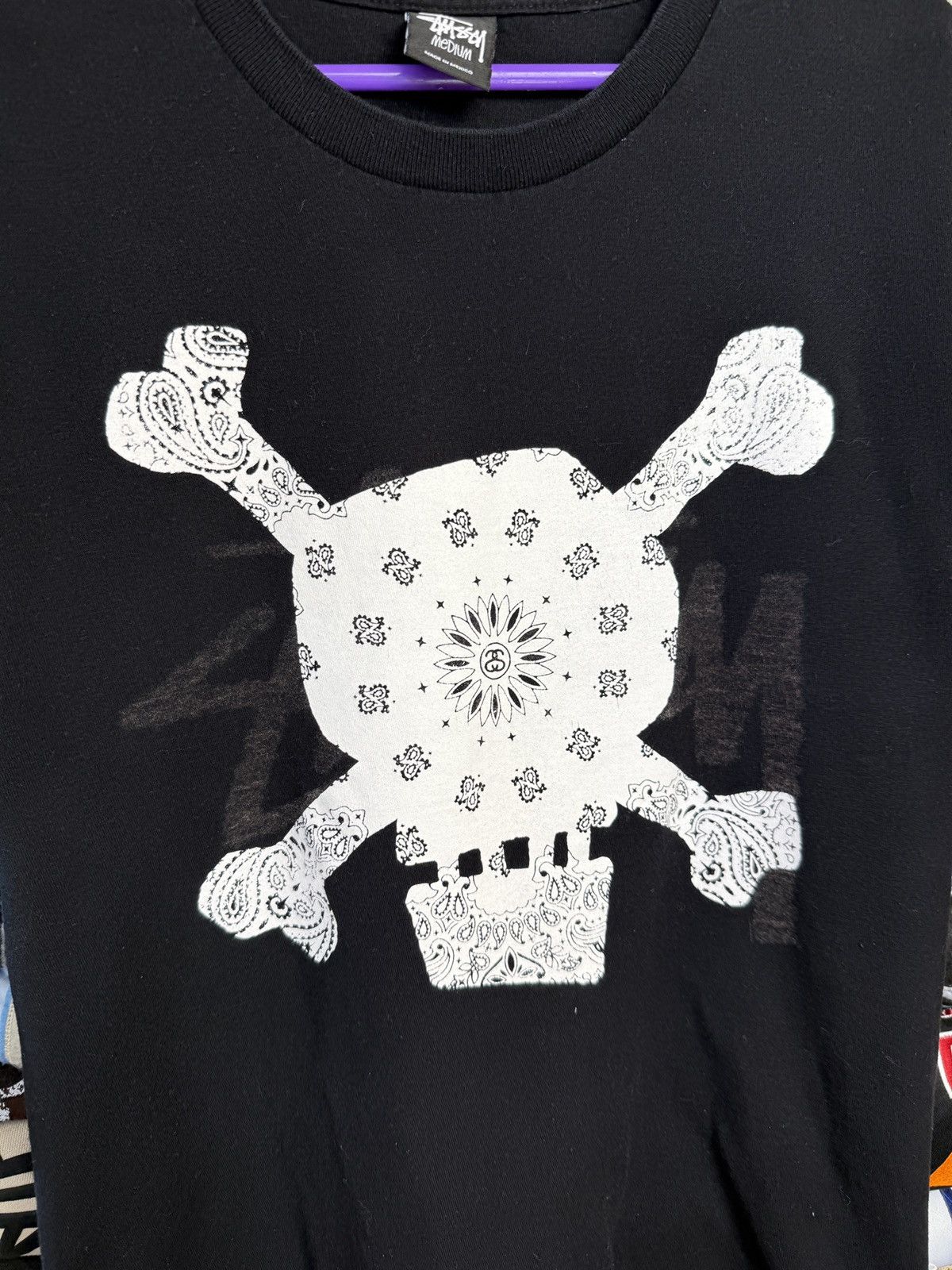 Stussy Black Stussy Skull Tee Size US M / EU 48-50 / 2 - 3 Thumbnail