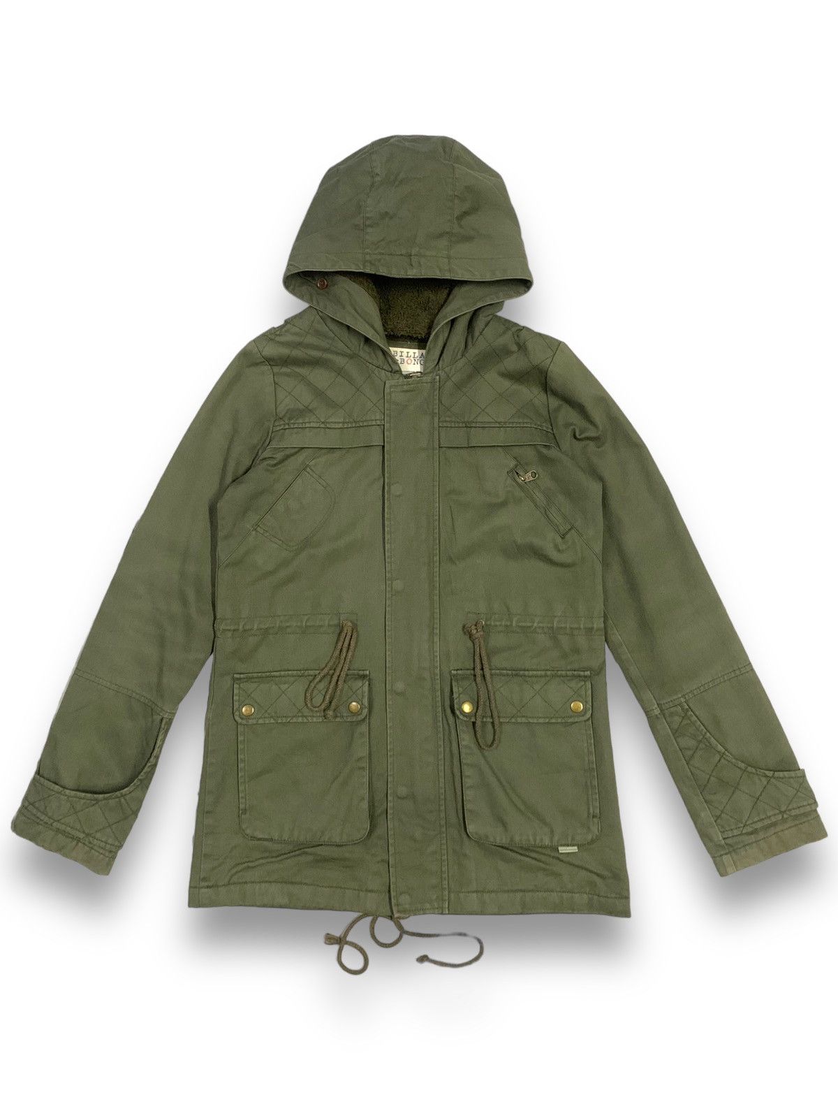 Billabong Vintage Billabong Military Anorak Parka Field Jacket Size US S / EU 44-46 / 1 - 1 Thumbnail