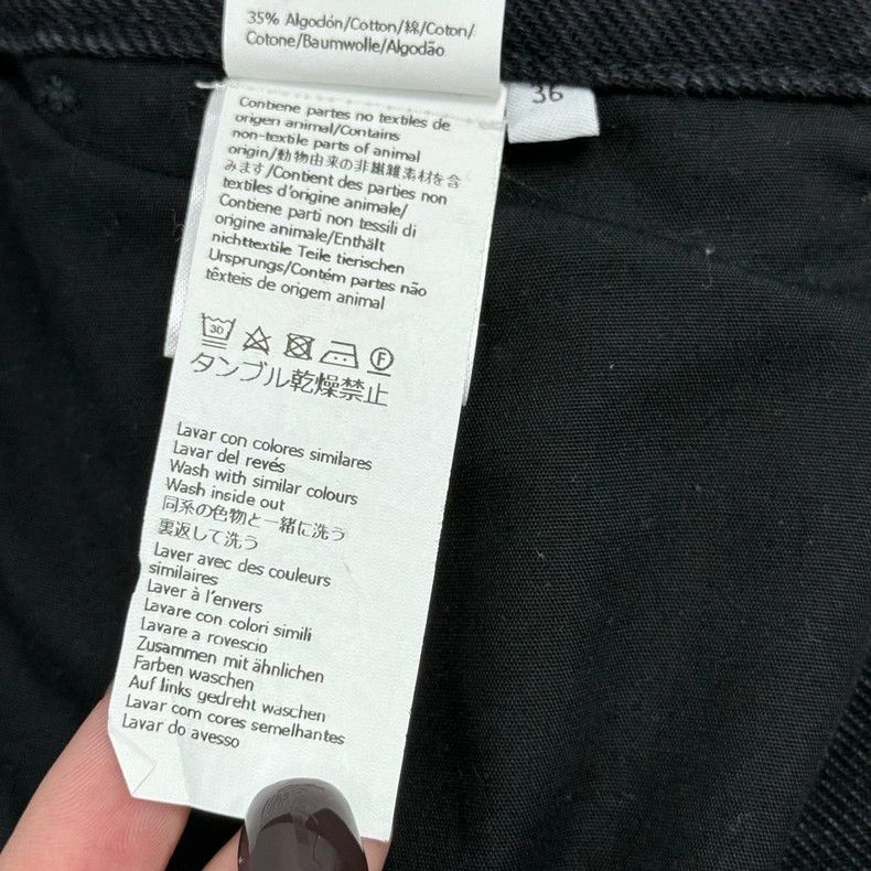 Loewe LOEWE Wash black classic big logo jeans Size 24" / US 00 / IT 34 - 6 Thumbnail