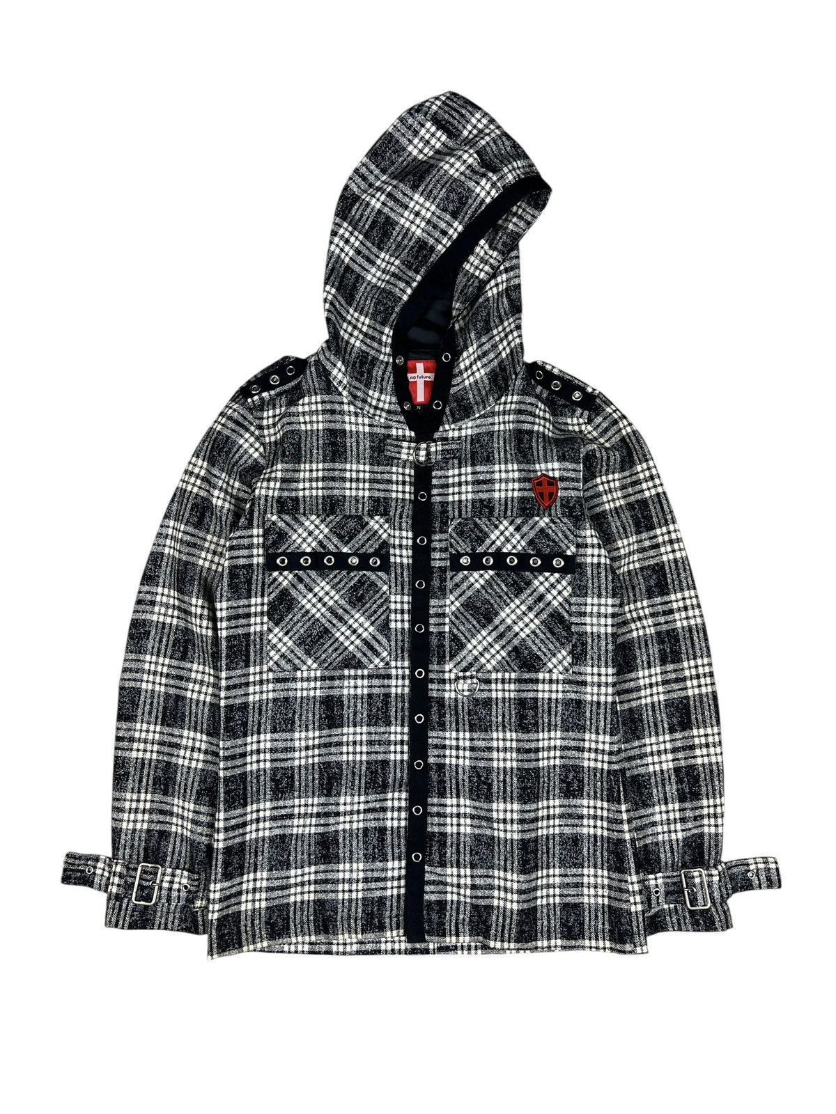 Seditionaries No Future 🇯🇵 Anarcho Plaid Bondage Jacket Size US S / EU 44-46 / 1 - 1 Thumbnail