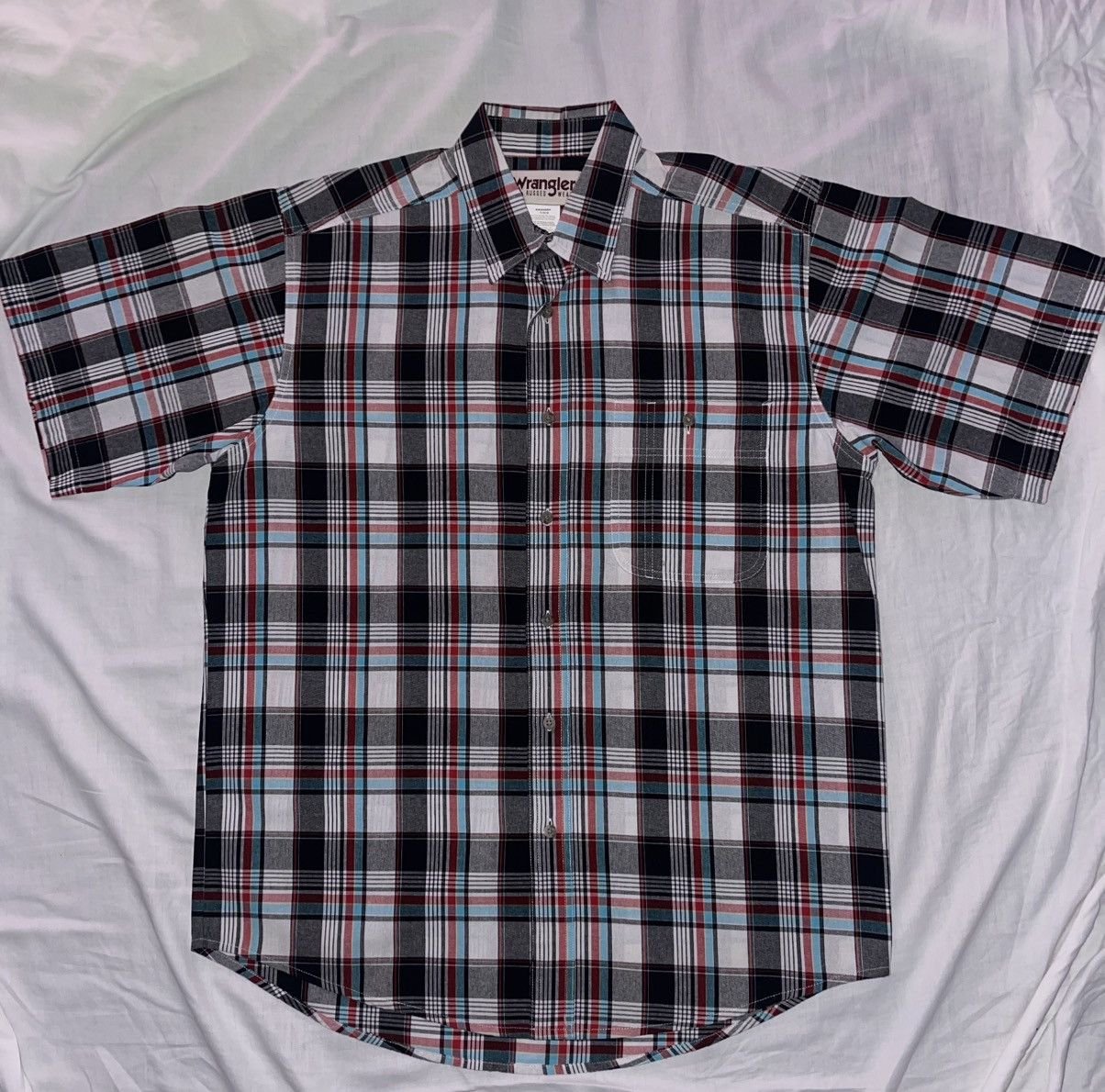 Wrangler Wrangler - Men’s Short Sleeve Polo - Sz L - Like Brand New Size US L / EU 52-54 / 3 - 1 Thumbnail