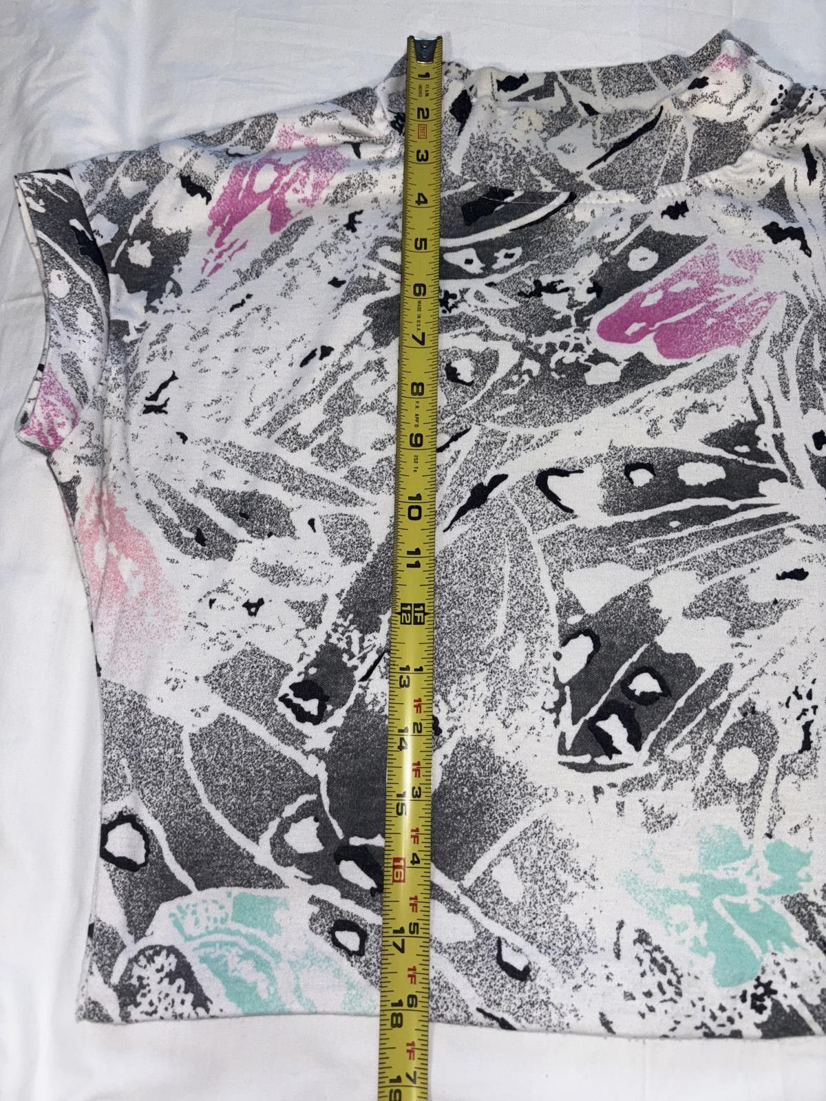 Soffe Soffe Vintage Butterfly Print Cropped Top Size M / US 6-8 / IT 42-44 - 7 Thumbnail