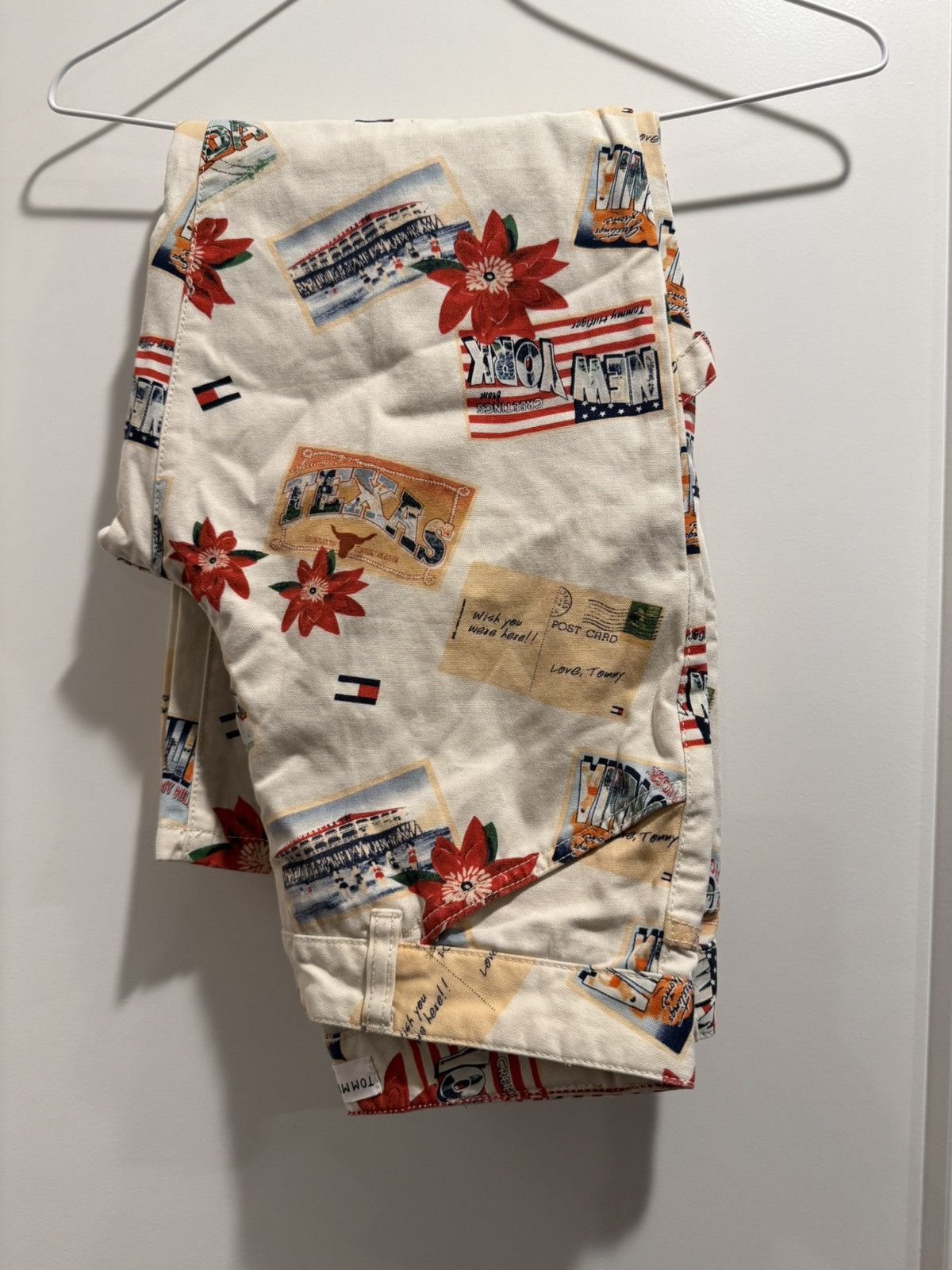 Tommy Hilfiger Tommy Hilfiger Postage Print Vintage Capri Jeans Size 27" / US 4 / IT 40 - 5 Thumbnail
