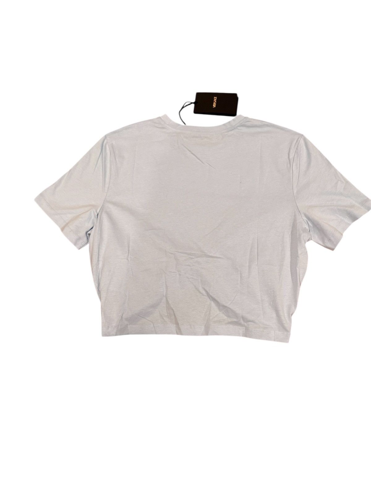Versace Versace Sky Blue Knot Tee - L Size L / US 10 / IT 46 - 9 Thumbnail