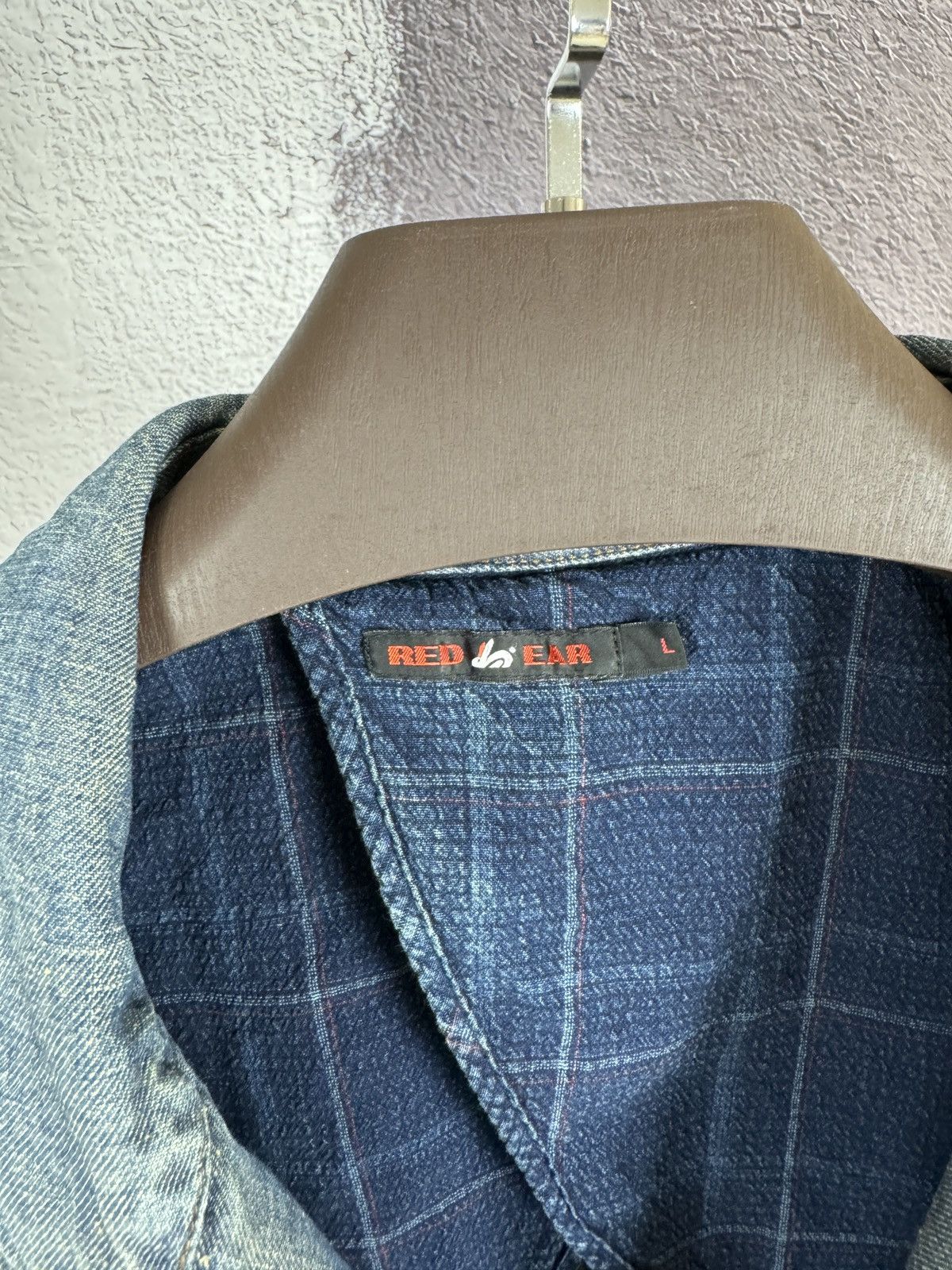 Paul Smith Red Ear by Paul Smith blue faded denim work jacket blazer Size US L / EU 52-54 / 3 - 12 Thumbnail